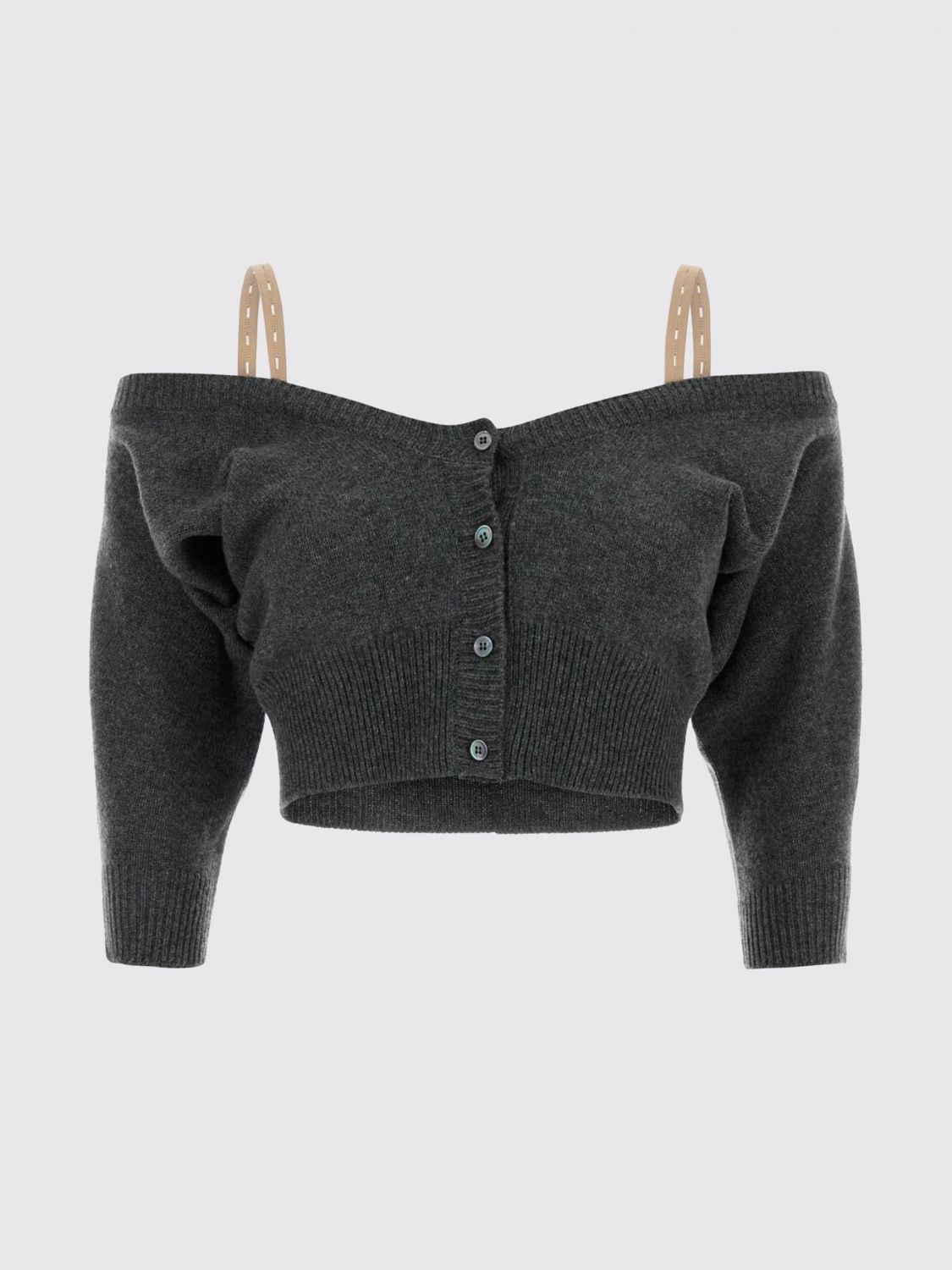 Miu Miu Top Woman Grey MIU MIU