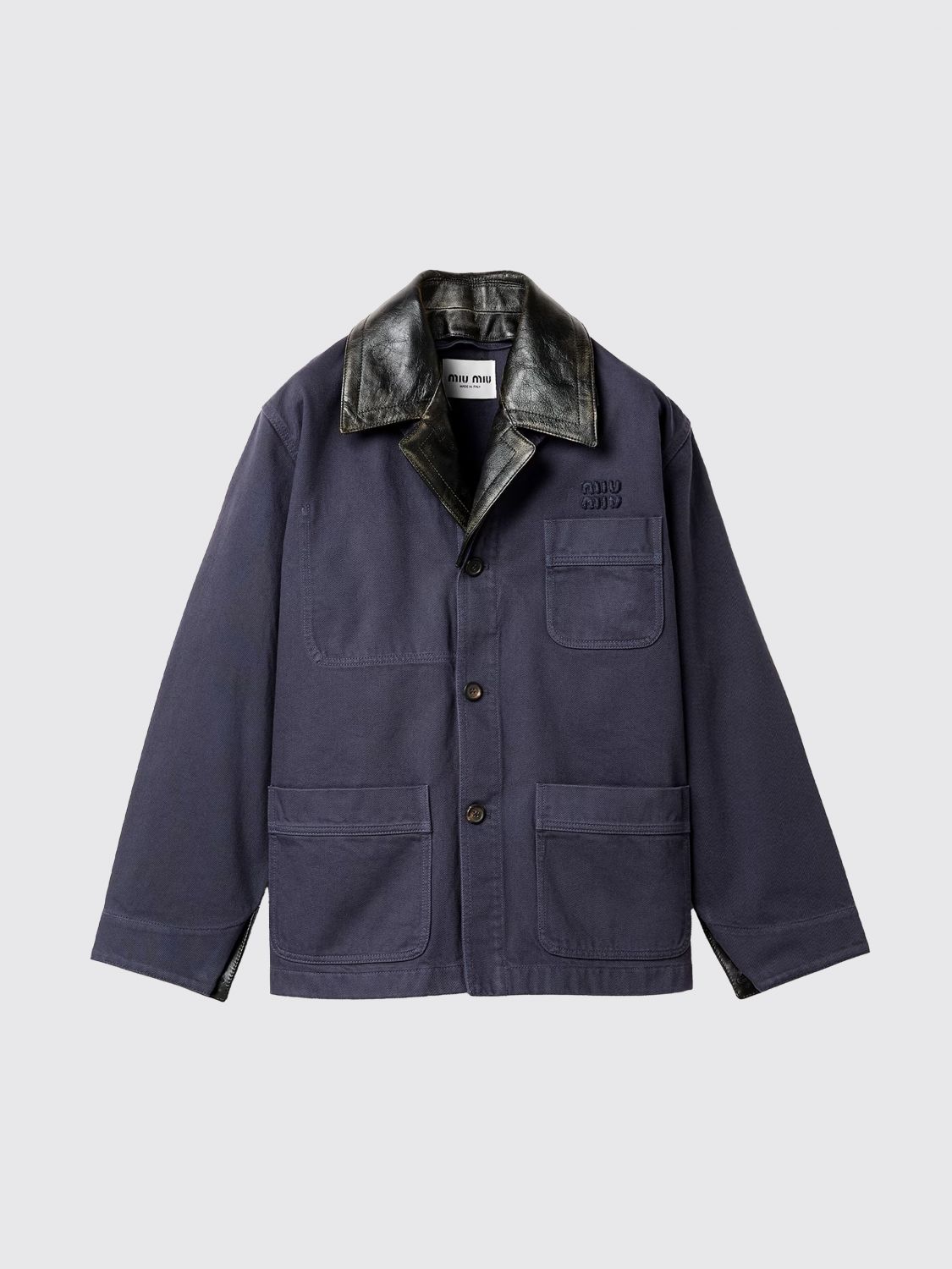 Miu Miu Jacket Woman Grey MIU MIU