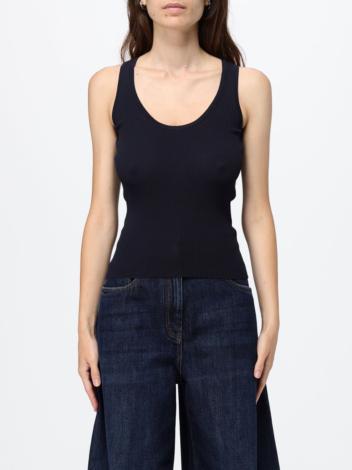Max Mara Top Woman Navy MAX MARA
