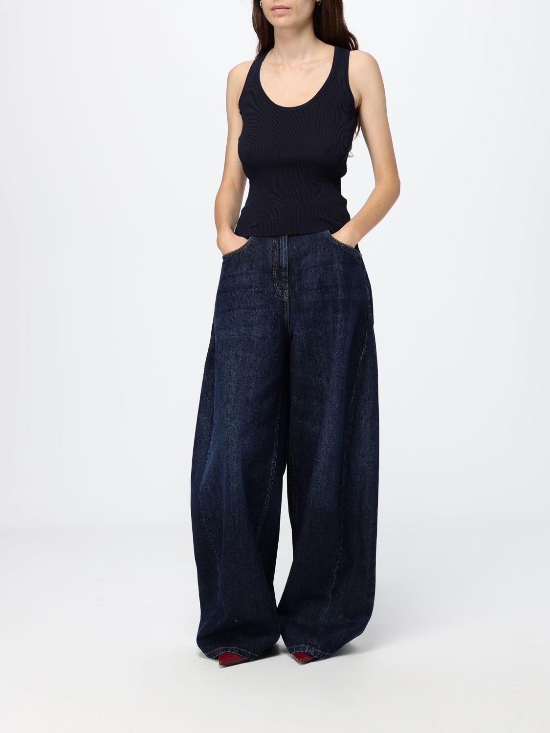 Max Mara Top Woman Navy MAX MARA