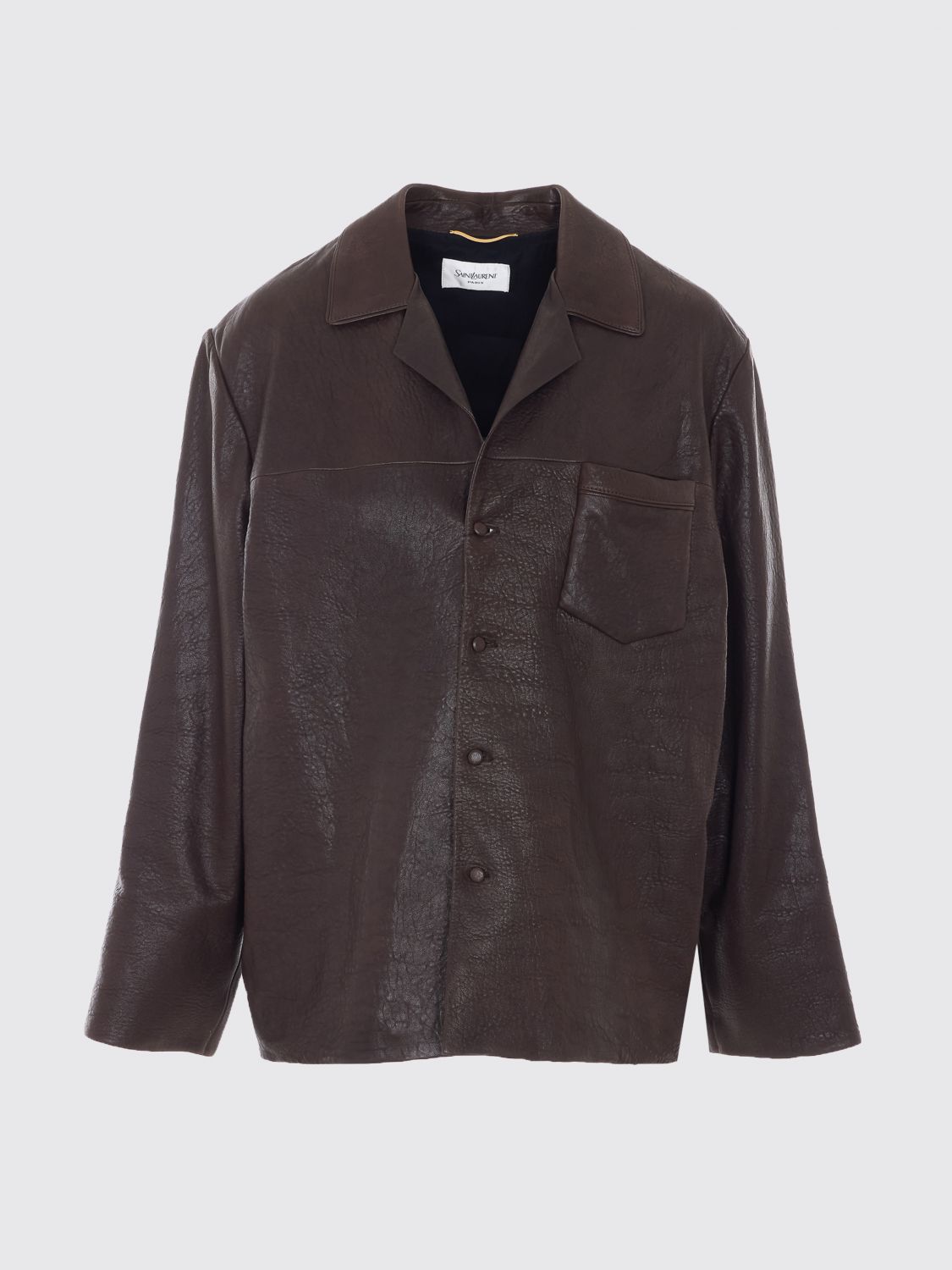 Saint Laurent Jacket Woman Brown SAINT LAURENT