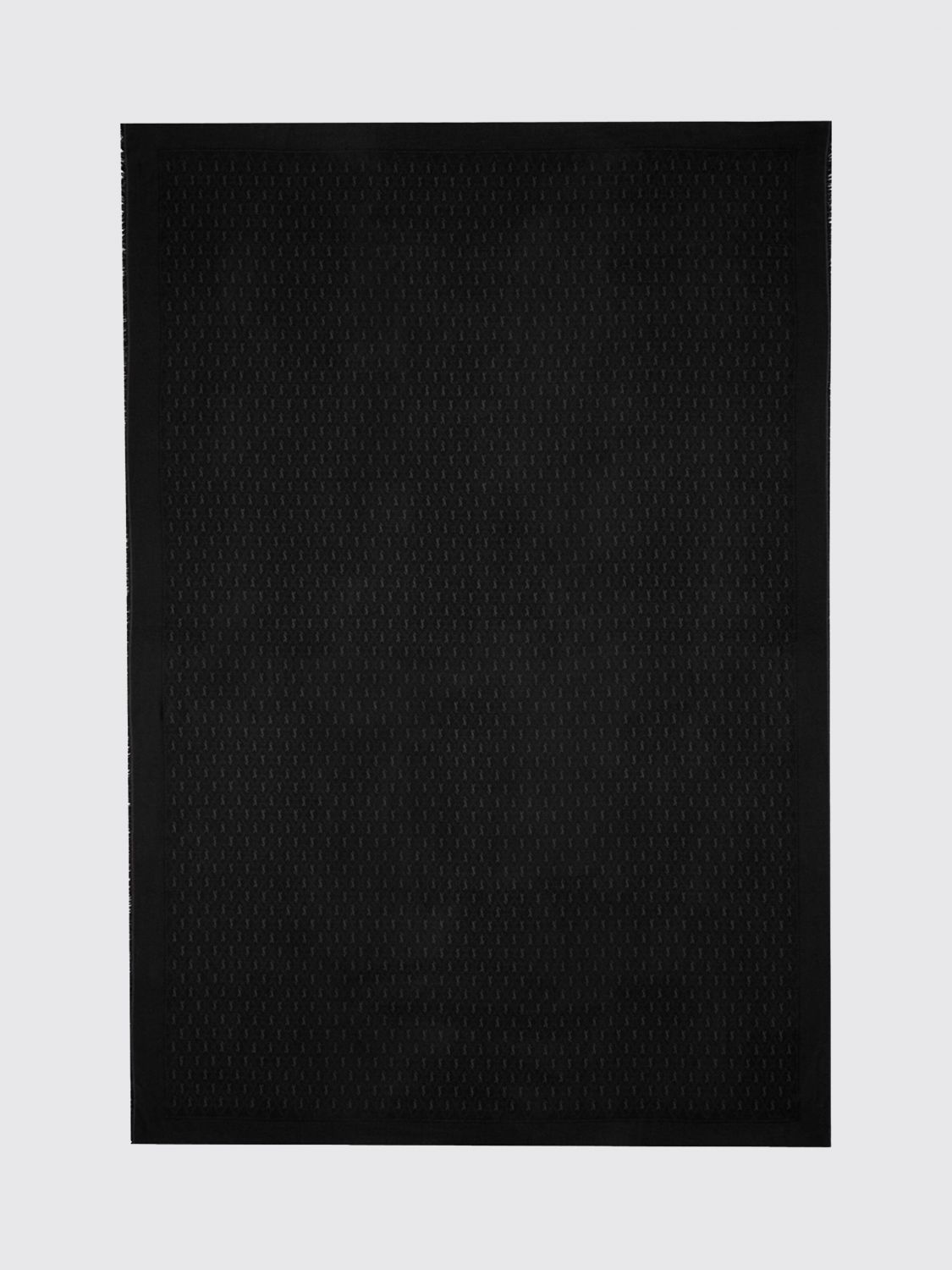 Saint Laurent Scarf Men Black SAINT LAURENT