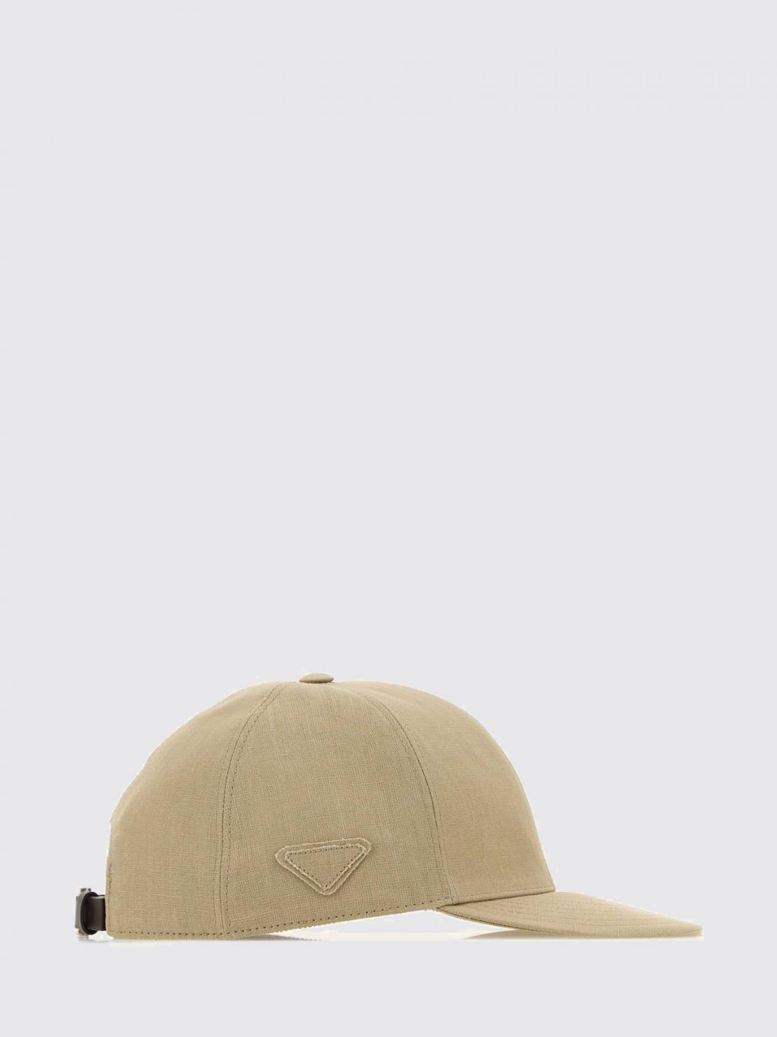 Prada Hat Men Sand PRADA