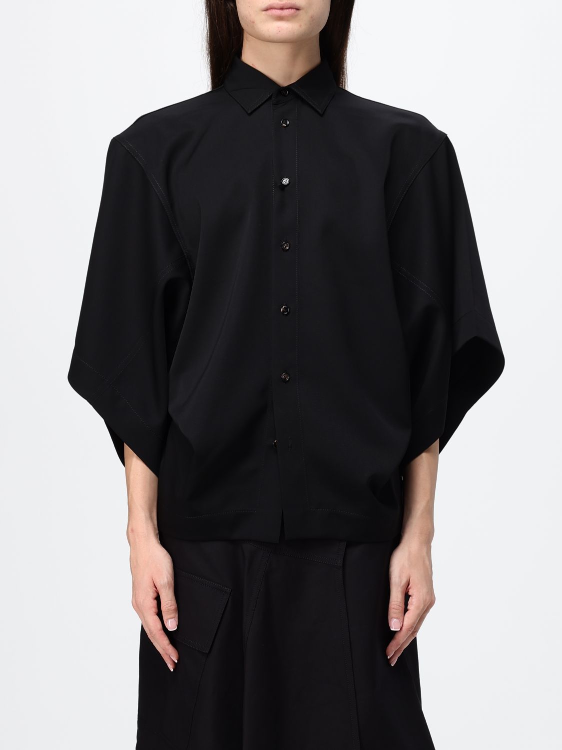 Bottega Veneta Shirt Woman Black BOTTEGA VENETA