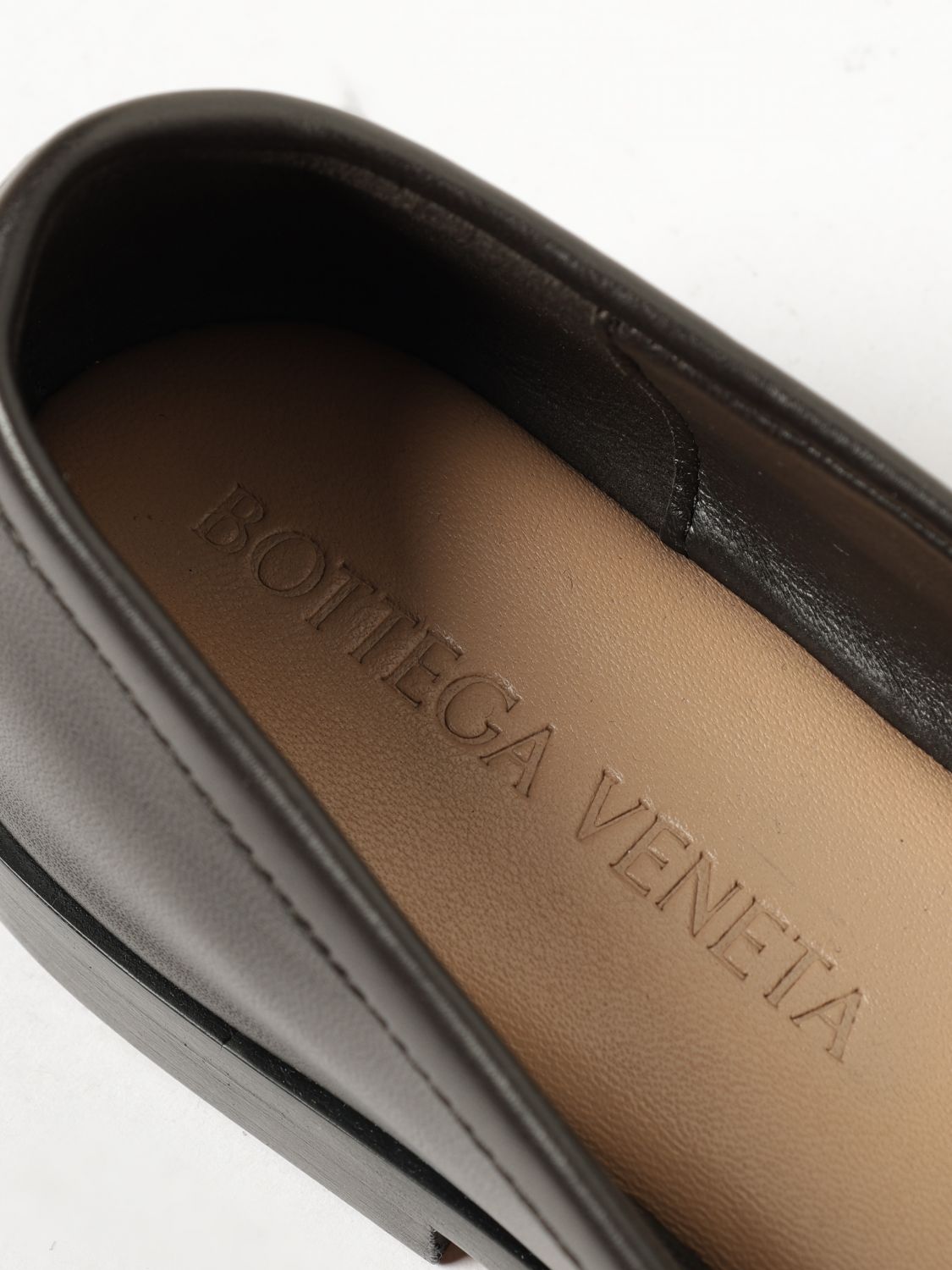 Bottega Veneta Women Bottega Veneta Silenzio Intrecciato Leather Loafers With Low Heel BOTTEGA VENETA