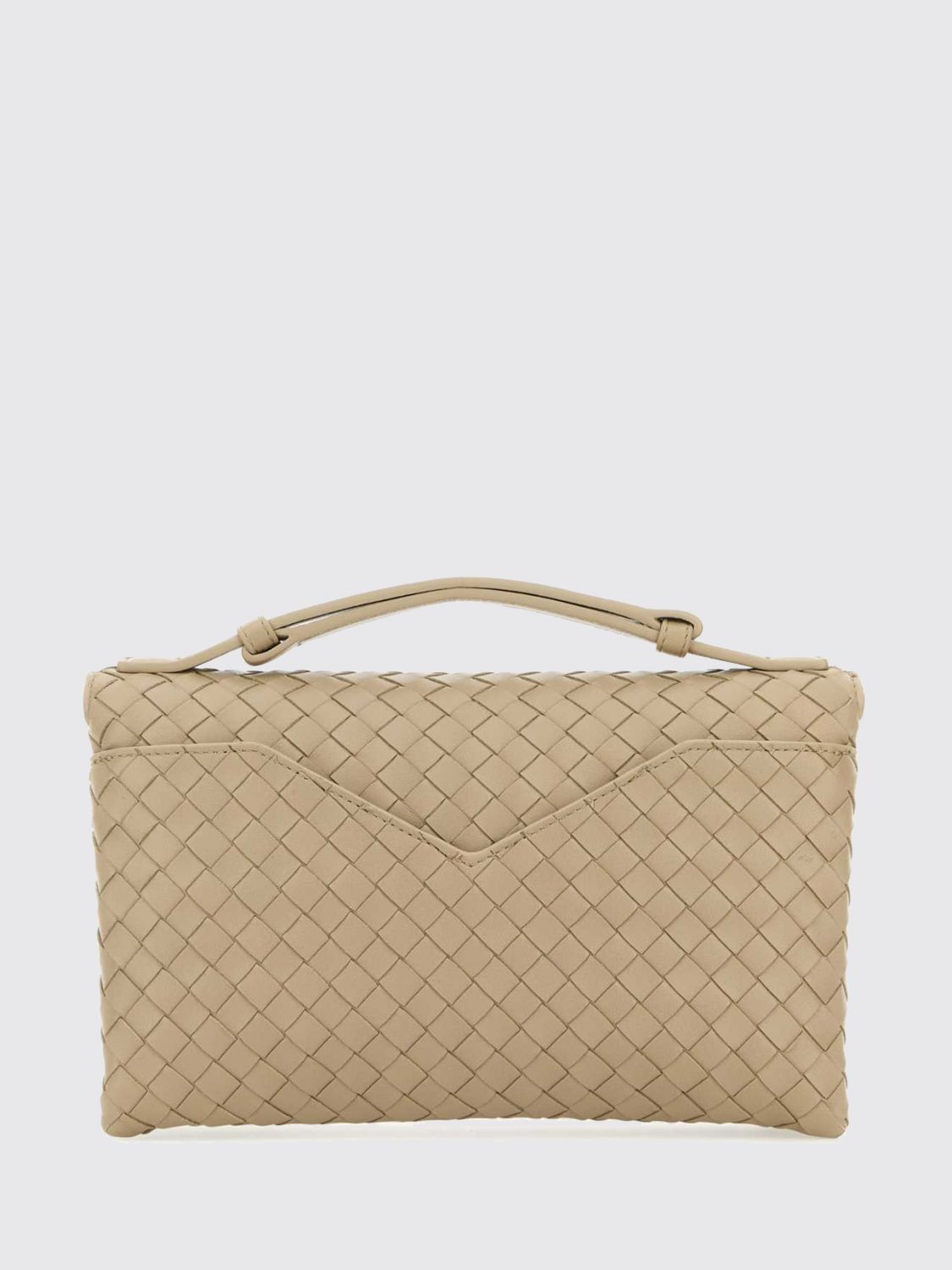 Bottega Veneta Women Bottega Veneta Small Knot Lock Intrecciato Leather Top Handle Bag BOTTEGA VENETA