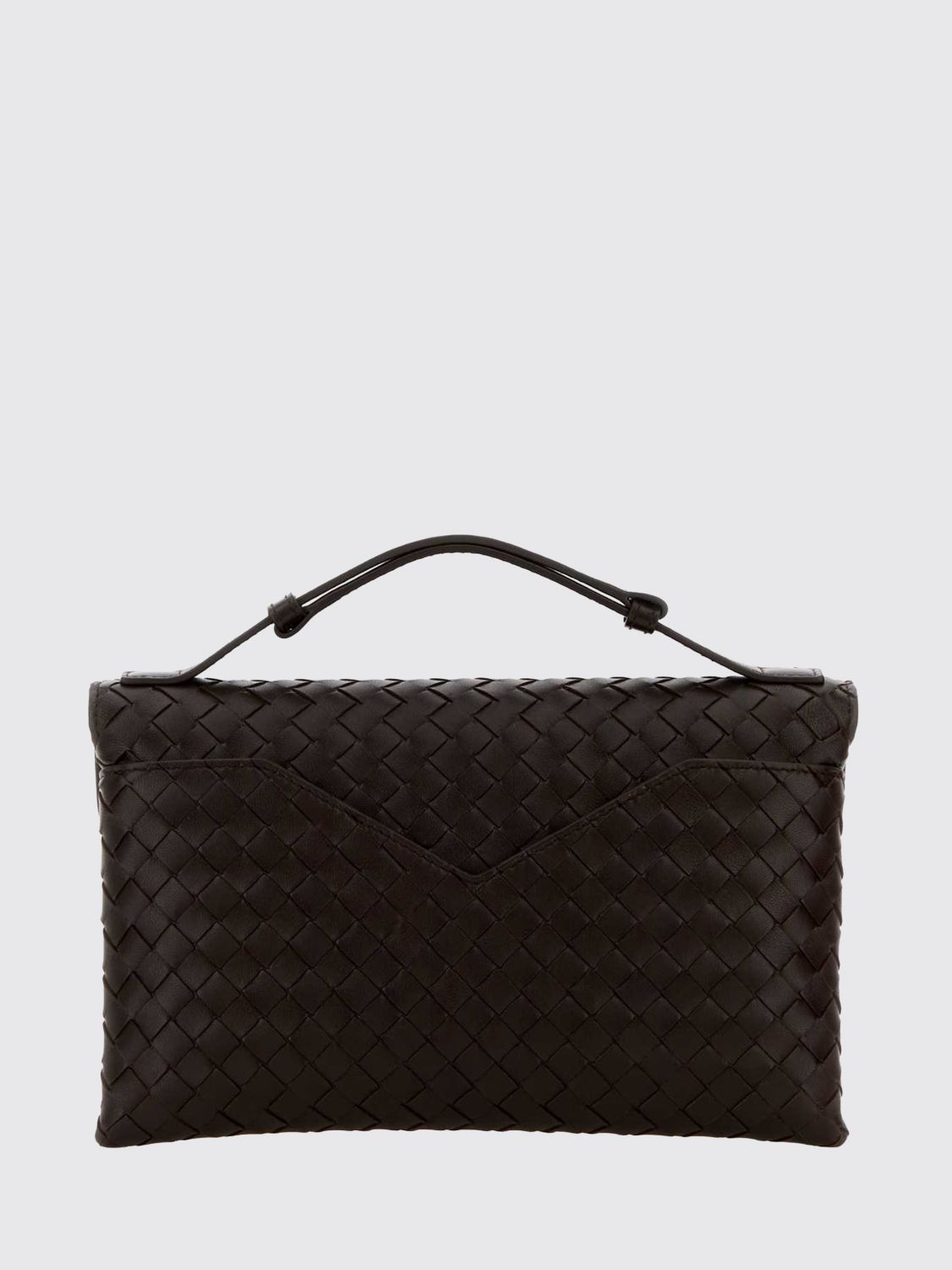 Bottega Veneta Women Bottega Veneta Small Knot Lock Intrecciato Leather Top Handle Bag BOTTEGA VENETA