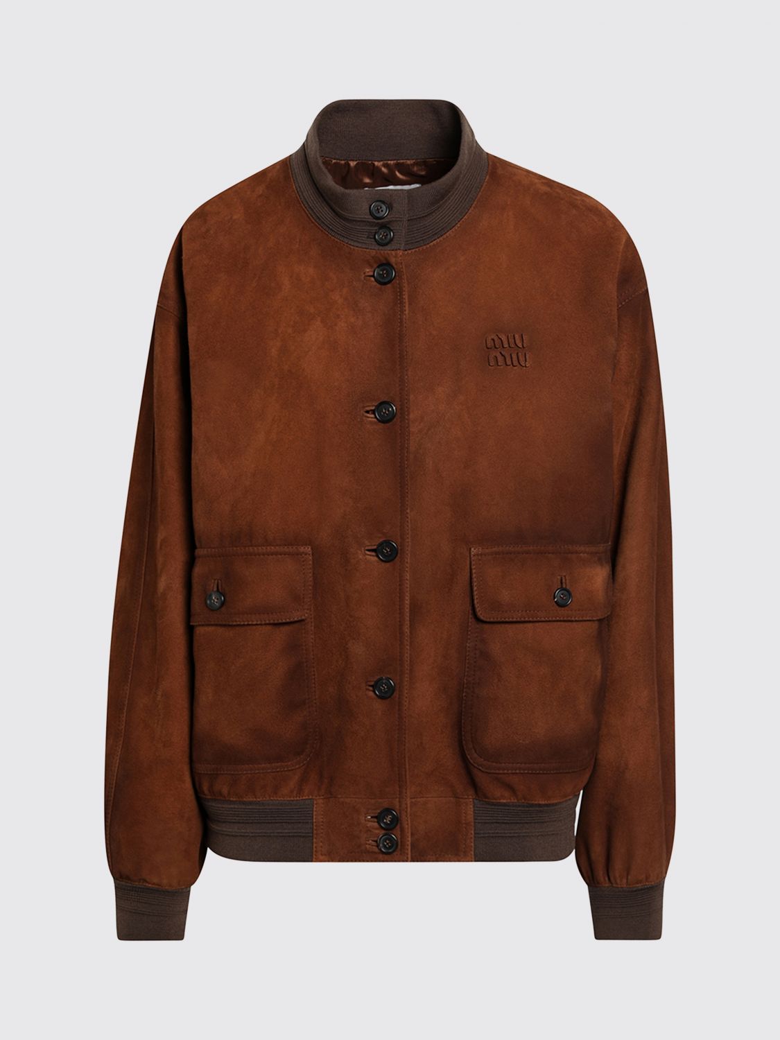 Miu Miu Jacket Woman Brown MIU MIU