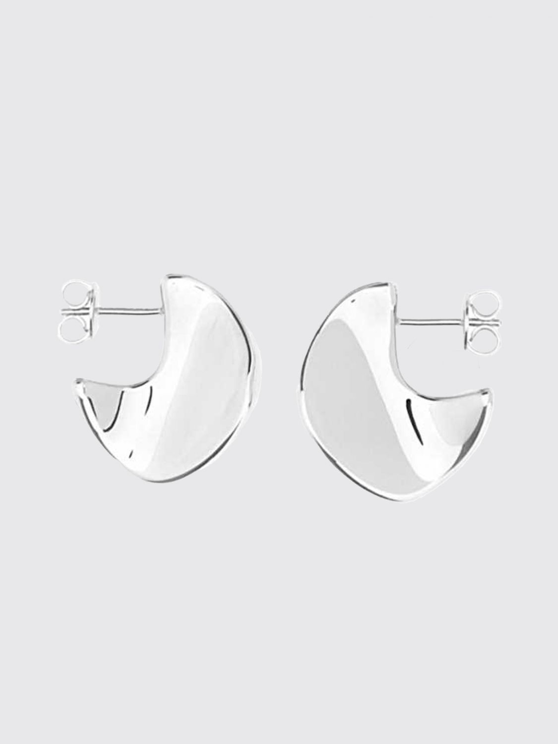 Bottega Veneta Women Disc Pendant Earrings Bottega Veneta In 925 Sterling Silver BOTTEGA VENETA