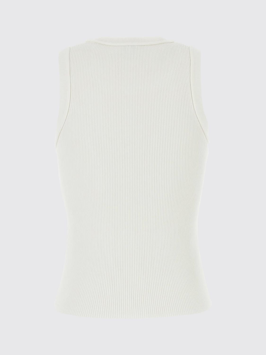 Loewe Women Loewe Slim Fit Sleeveless Monogram Jacquard Stretch-Viscose Top LOEWE