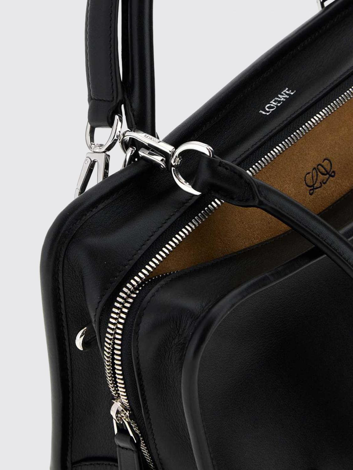Loewe Women Amazona 180 Calfskin Leather Handbag Loewe With Removable Shoulder Strap LOEWE