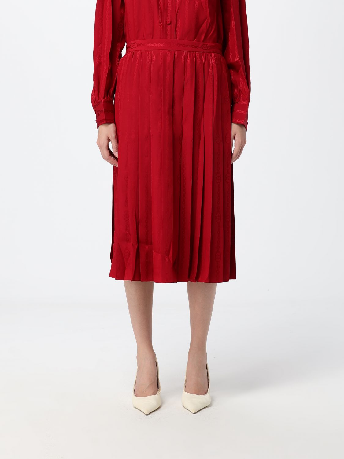 Gucci Skirt Woman Red GUCCI