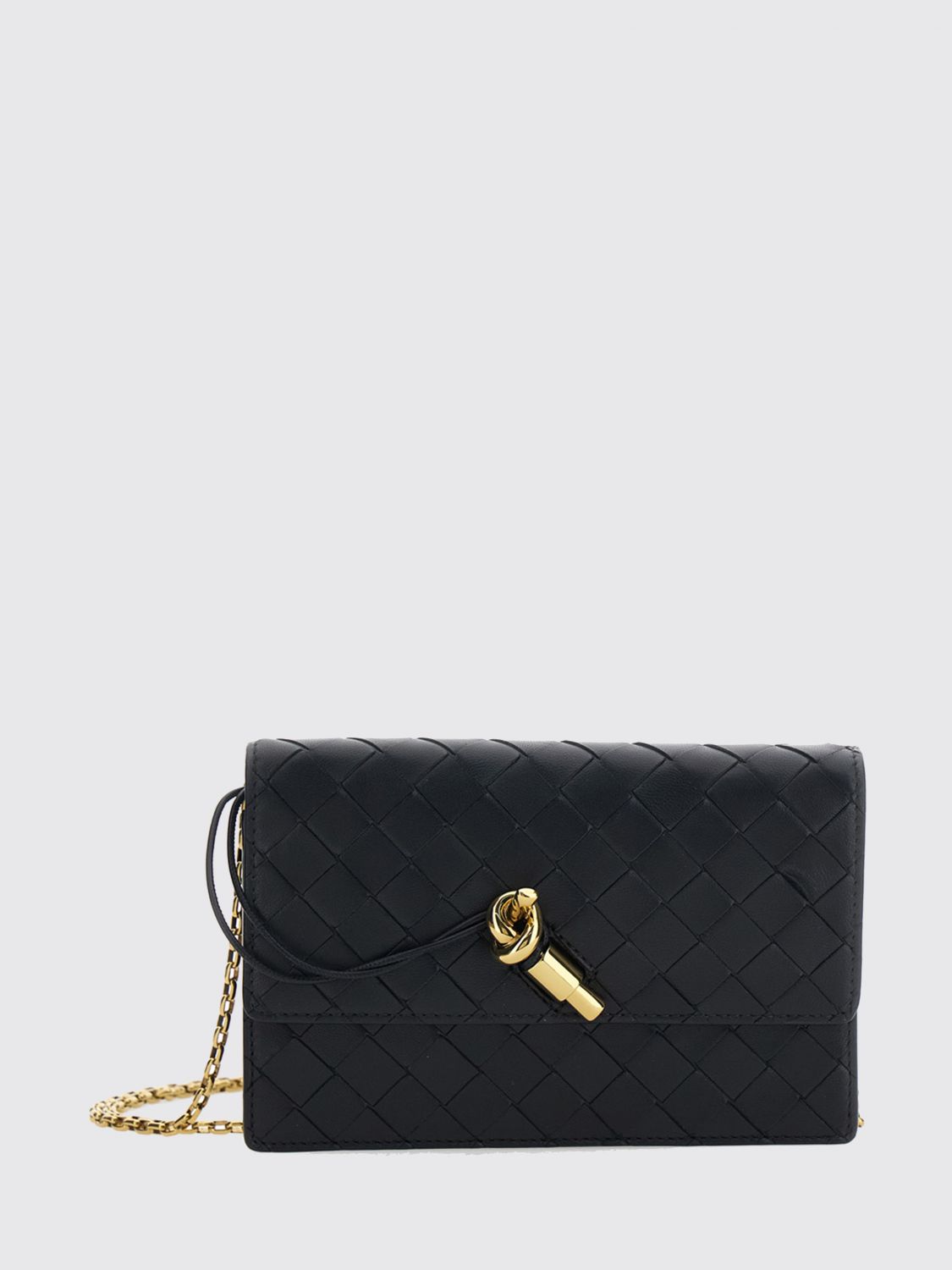 Bottega Veneta Women Andiamo Mini Intrecciato Lambskin Bag Bottega Veneta With Chain Strap BOTTEGA VENETA