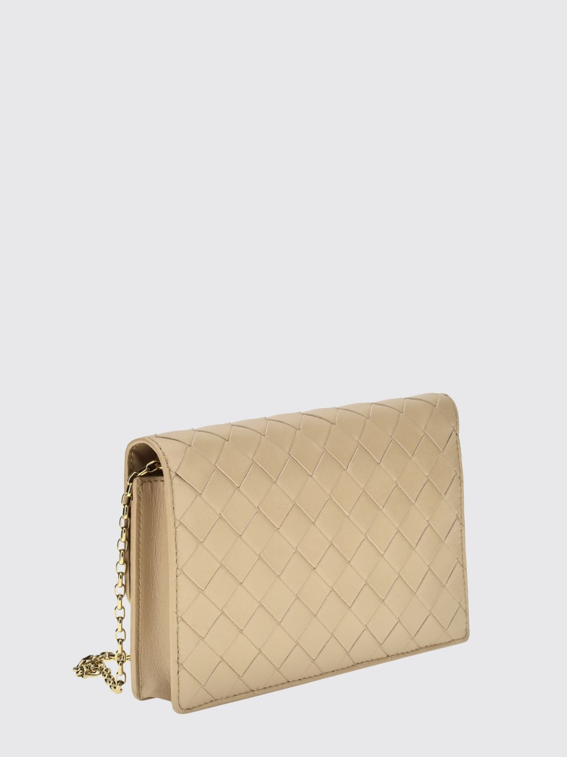 Bottega Veneta Women Andiamo Mini Intrecciato Lambskin Bag Bottega Veneta With Chain Strap BOTTEGA VENETA
