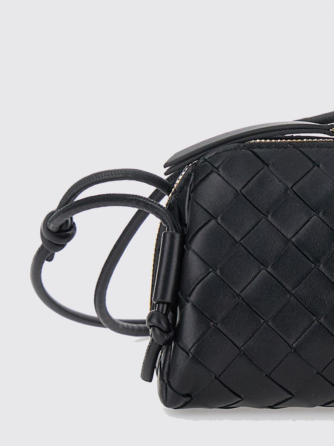 Bottega Veneta Women Concert Mini Crossbody Bag Bottega Veneta In Intrecciato Leather With Knots BOTTEGA VENETA