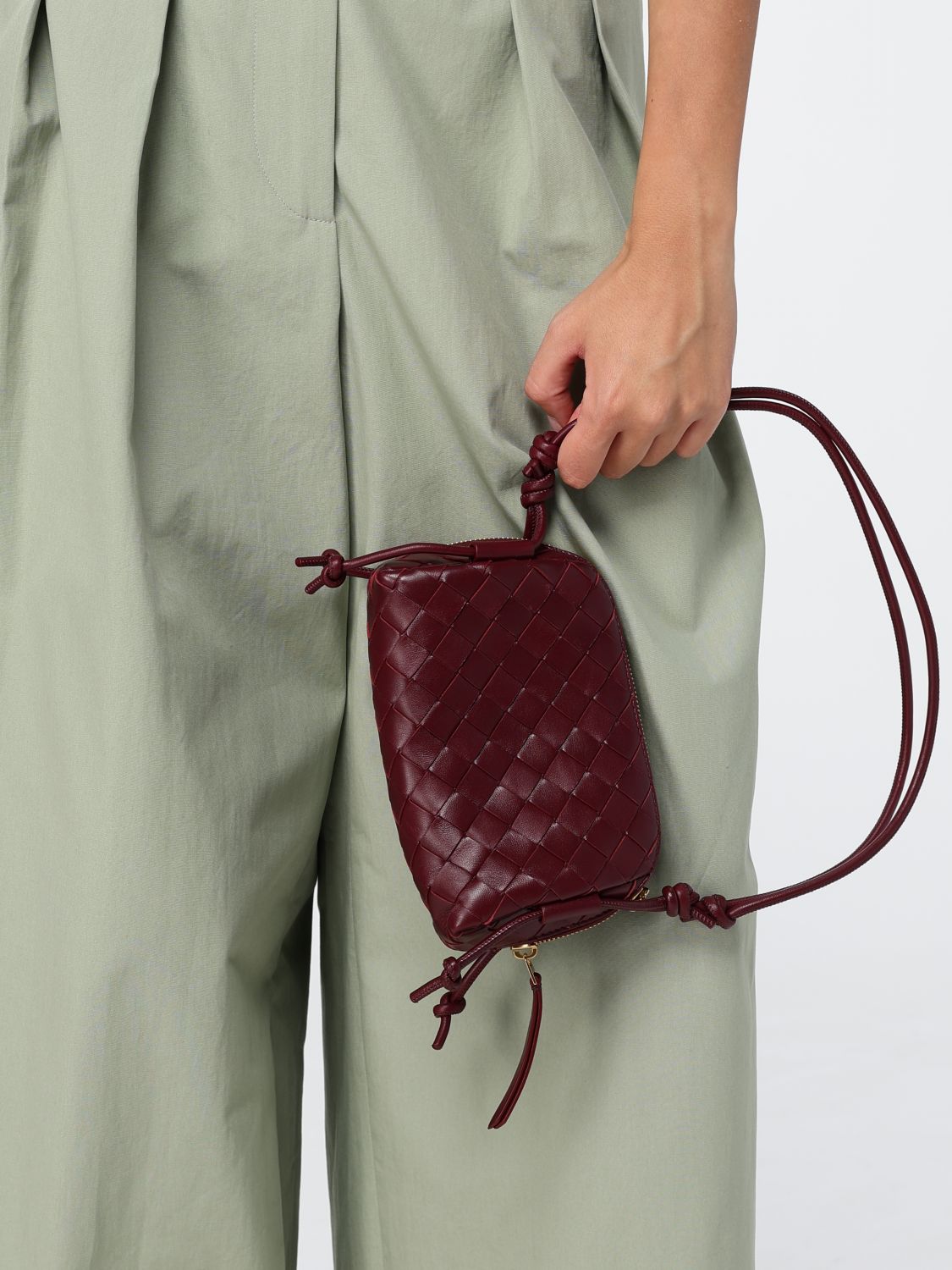 Bottega Veneta Crossbody Bag Woman Red BOTTEGA VENETA
