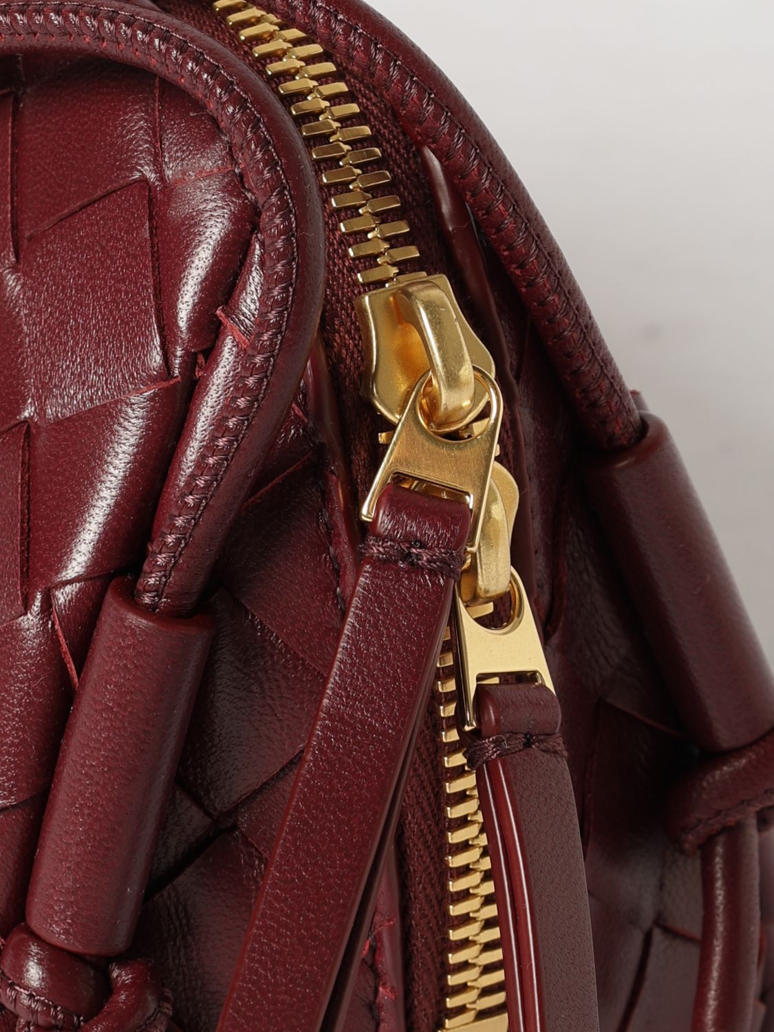 Bottega Veneta Women Concert Mini Crossbody Bag Bottega Veneta In Intrecciato Leather With Knots BOTTEGA VENETA