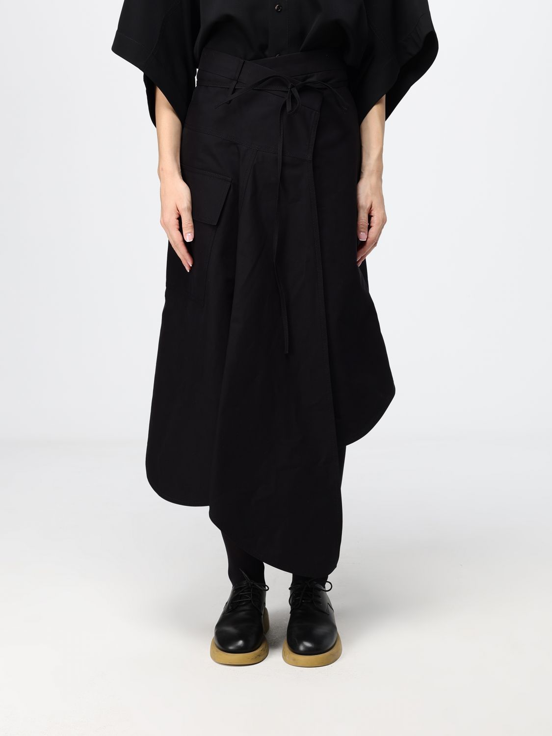 Bottega Veneta Skirt Woman Black BOTTEGA VENETA