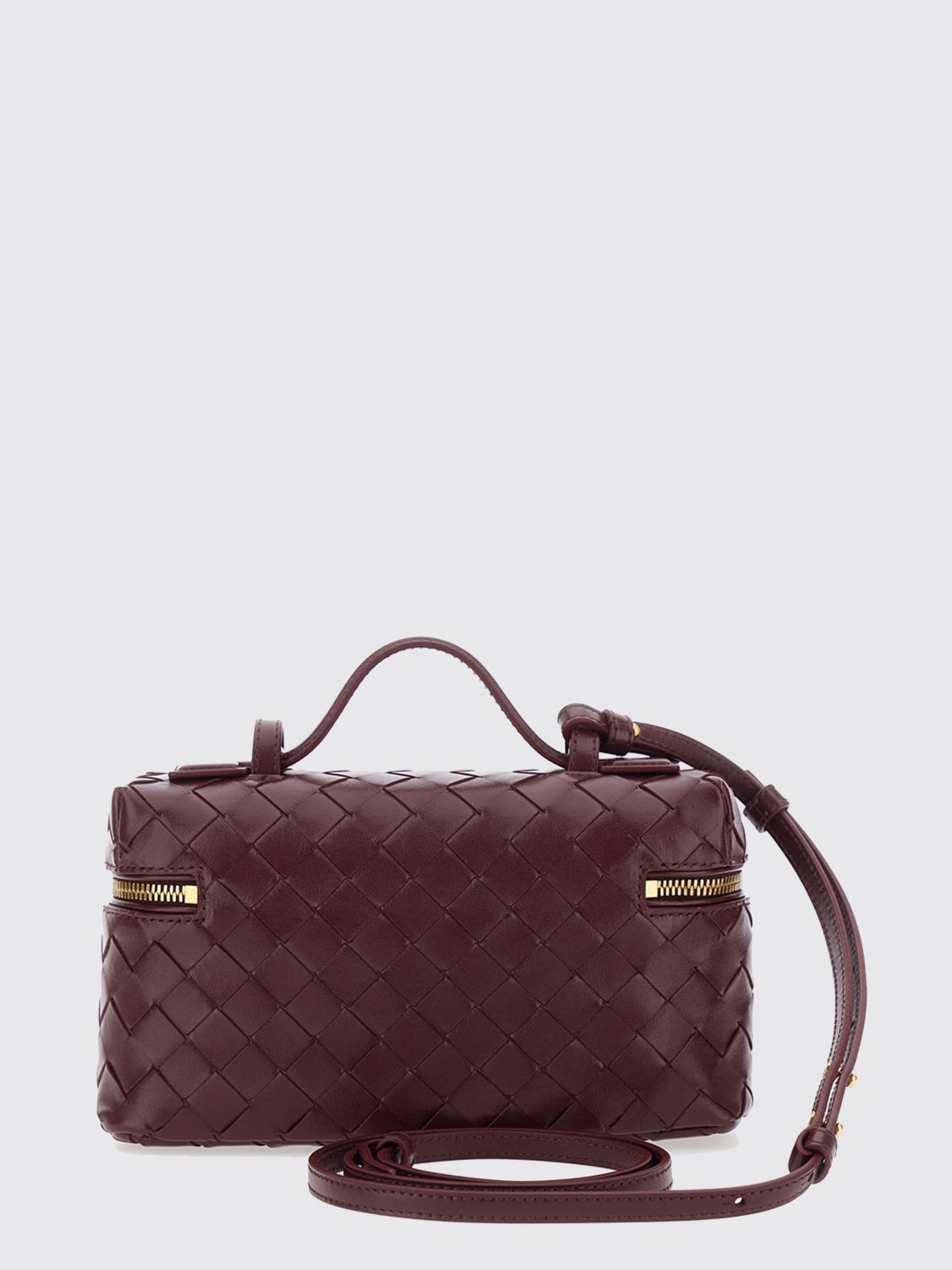 Bottega Veneta Women Big Bang Mini Intrecciato Calfskin Bag Bottega Veneta With Double Zip BOTTEGA VENETA