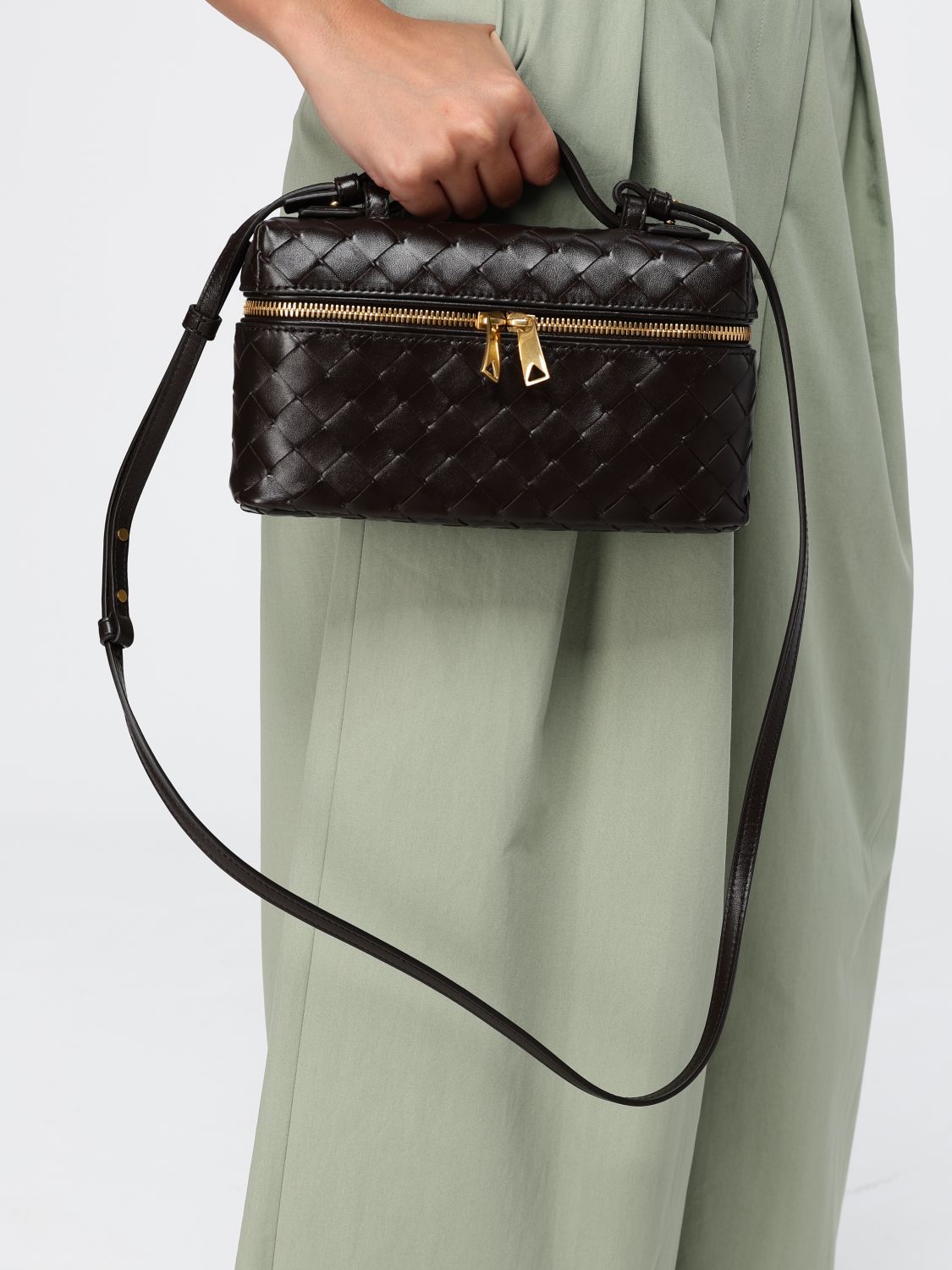 Bottega Veneta Crossbody Bag Woman Brown BOTTEGA VENETA