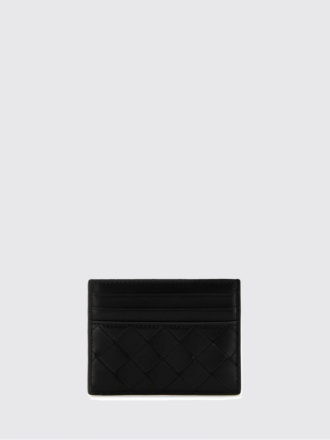 Bottega Veneta Women Bottega Veneta Flat Woven Nappa Calfskin Card Holder With 7 Slots BOTTEGA VENETA