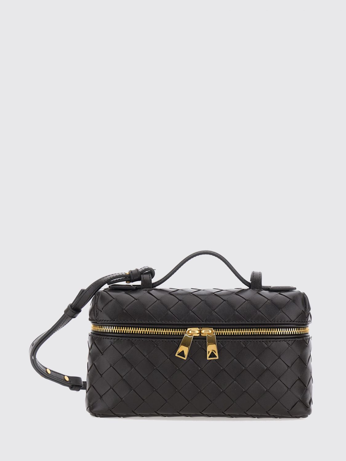 Bottega Veneta Women Big Bang Mini Intrecciato Linen Bag Bottega Veneta With Removable Strap BOTTEGA VENETA
