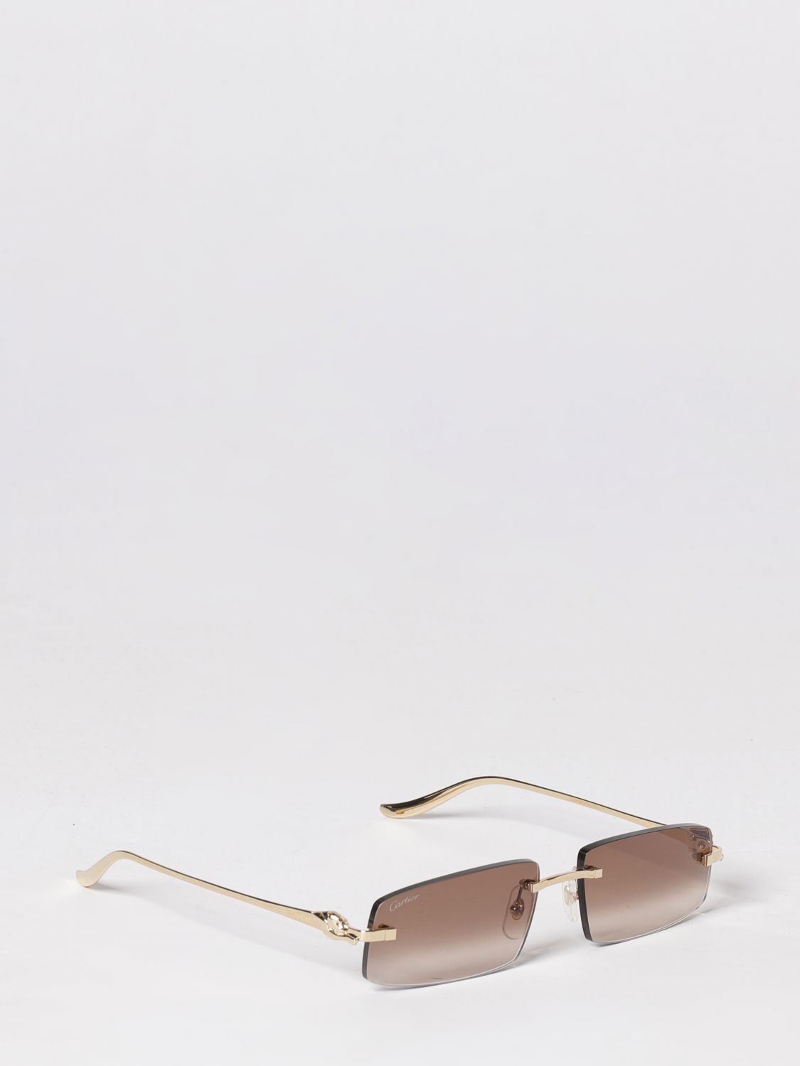 Cartier Sunglasses Men Brown CARTIER