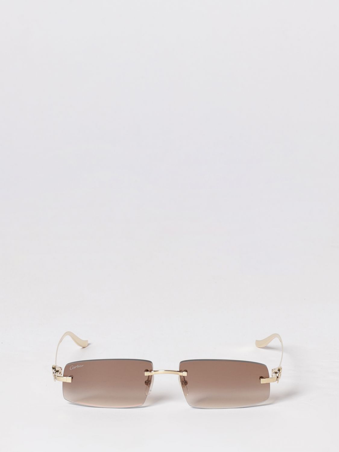 Cartier Sunglasses Men Brown CARTIER