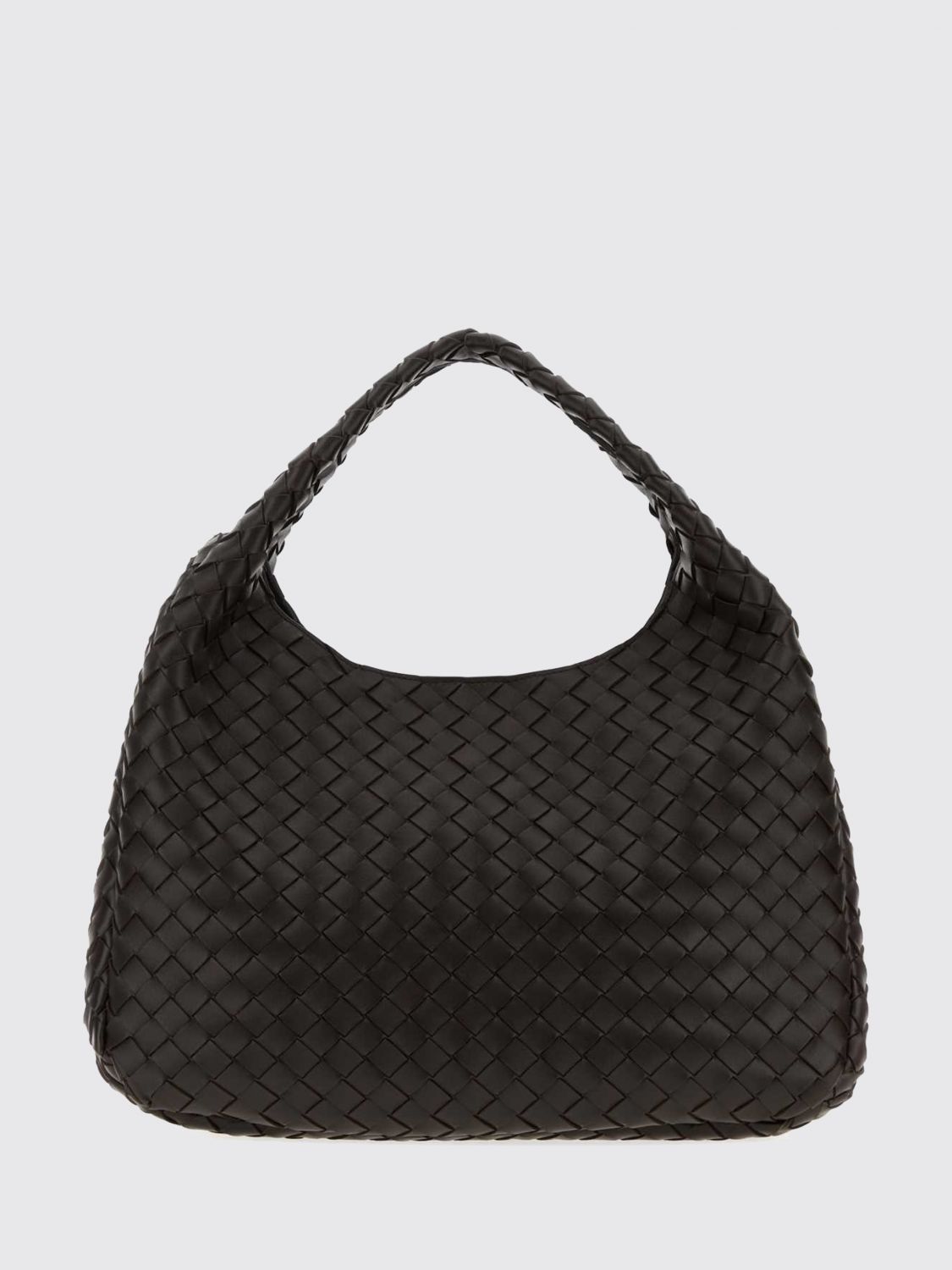 Bottega Veneta Women Campana Intrecciato Lambskin Hobo Bag Bottega Veneta With Woven Handle BOTTEGA VENETA