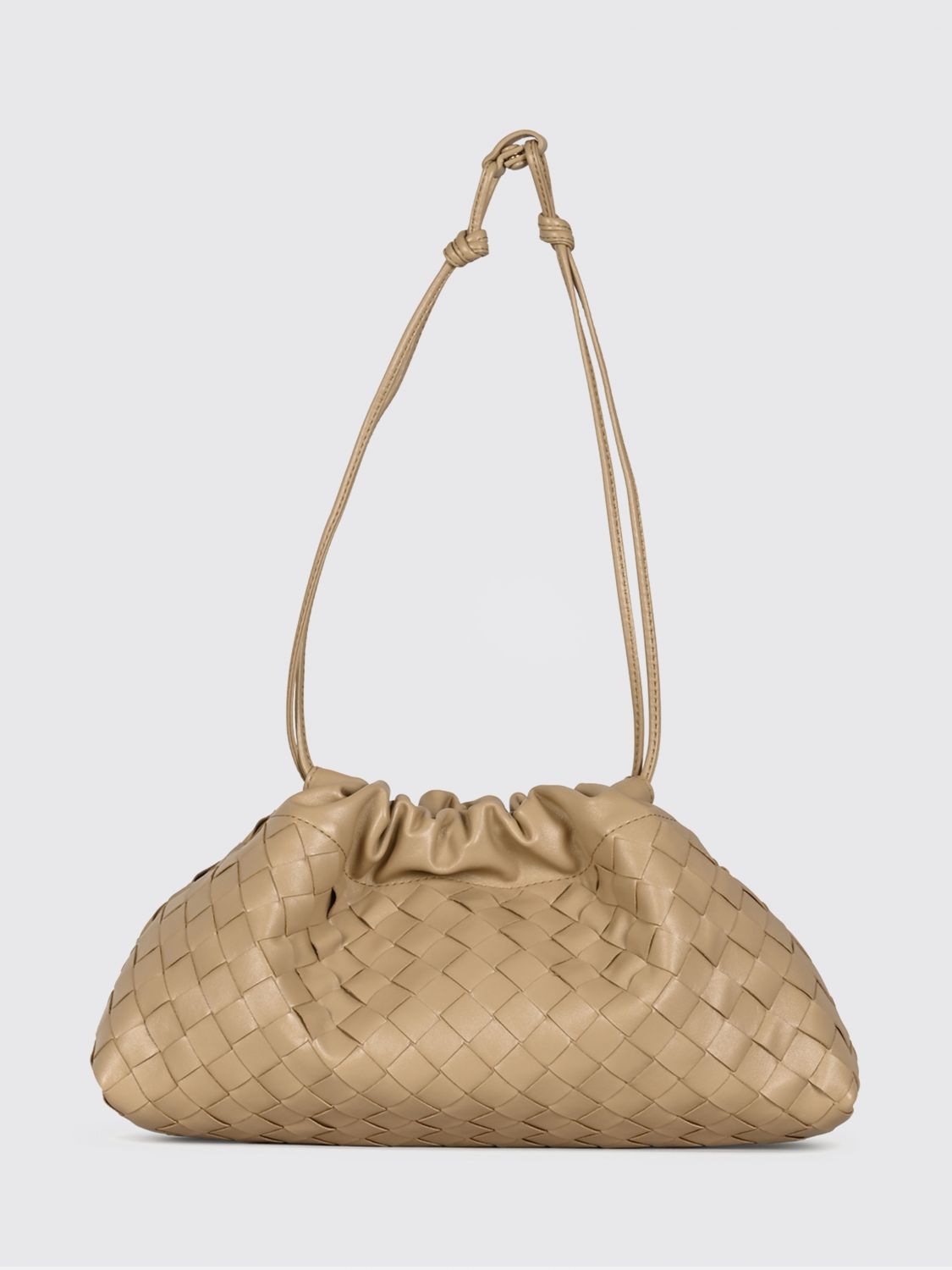 Bottega Veneta Women Bottega Veneta Dustbag Notte Woven Calfskin Leather Bucket Bag BOTTEGA VENETA