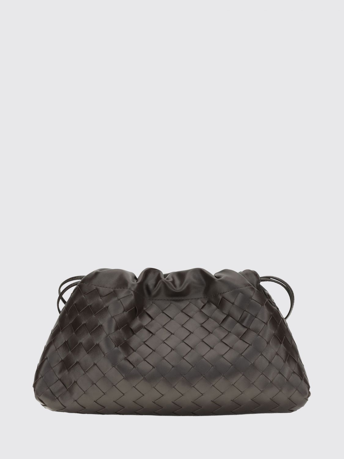 Bottega Veneta Women Bottega Veneta Dustbag Notte Woven Calfskin Leather Bucket Bag BOTTEGA VENETA