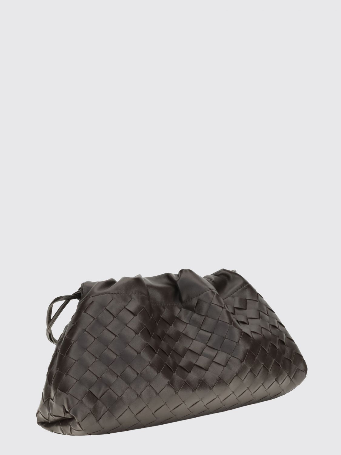 Bottega Veneta Women Bottega Veneta Dustbag Notte Woven Calfskin Leather Bucket Bag BOTTEGA VENETA