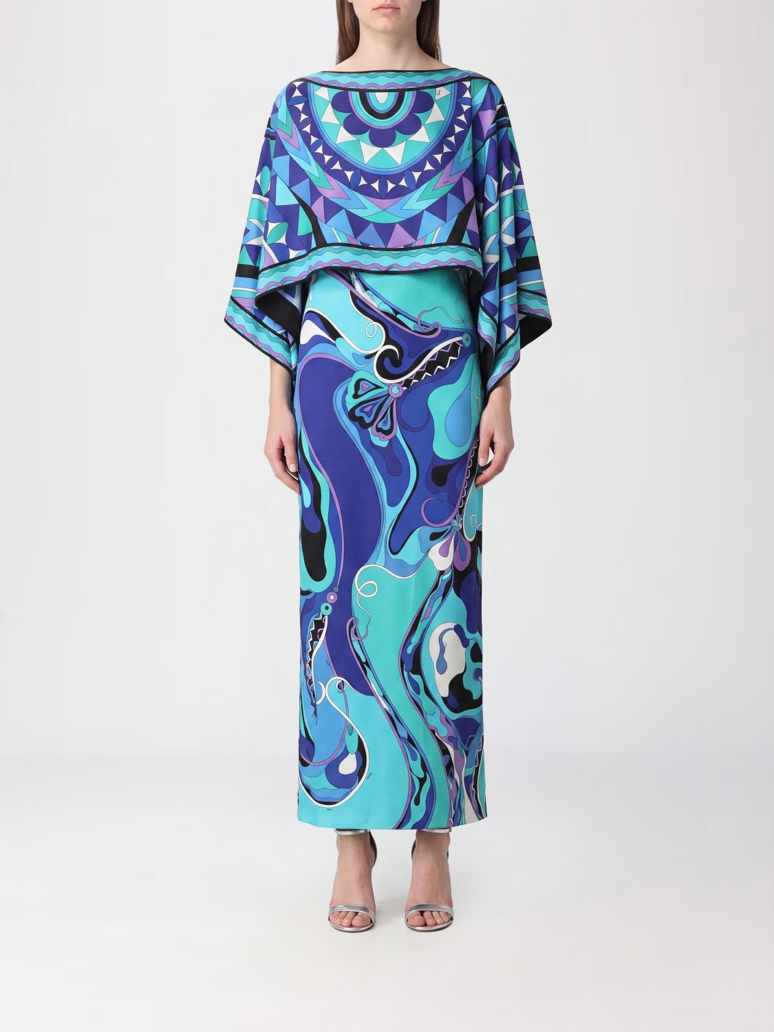 Pucci Dress Woman Blue PUCCI