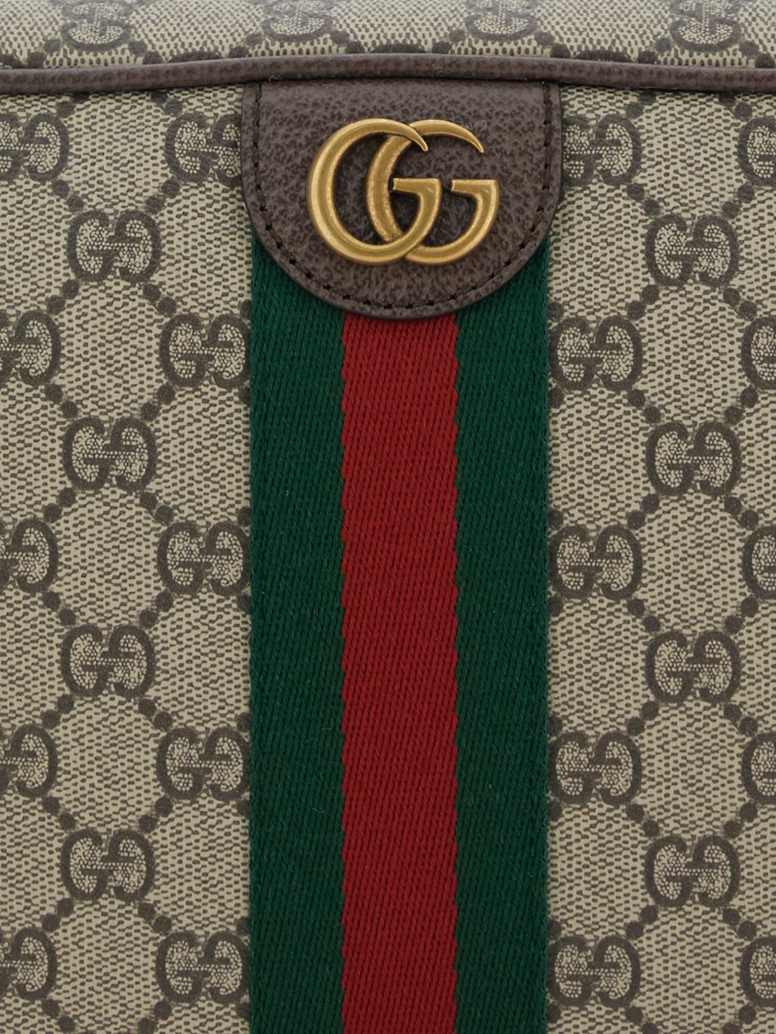Gucci Men Ophidia Gg Supreme Canvas Camera Bag Gucci With Web Stripe GUCCI