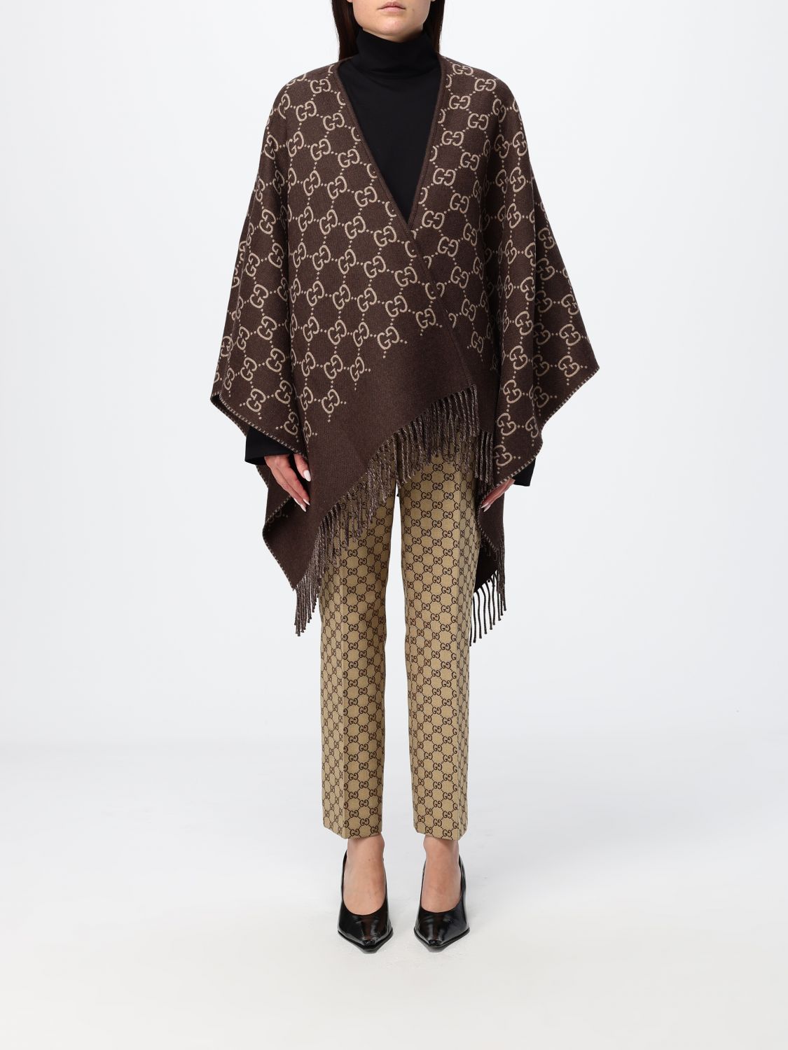 Gucci Cardigan Woman Brown GUCCI