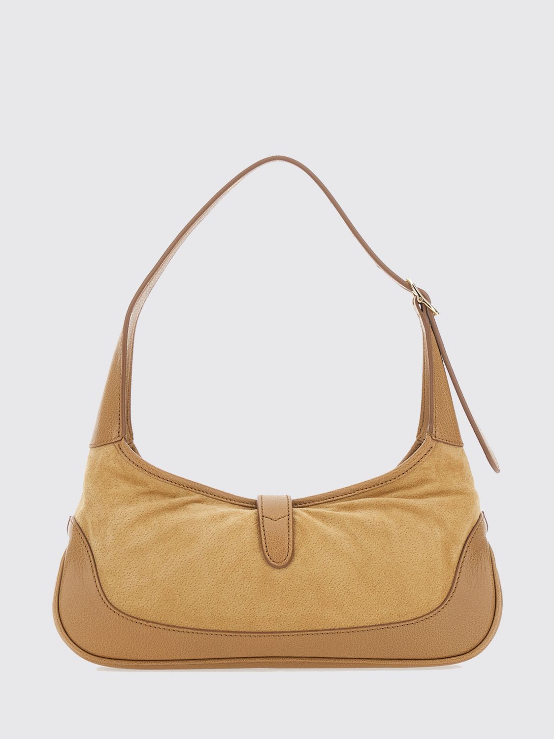 Gucci Women Jackie Slim Shoulder Bag Gucci In Grained Leather With Piston Lock GUCCI