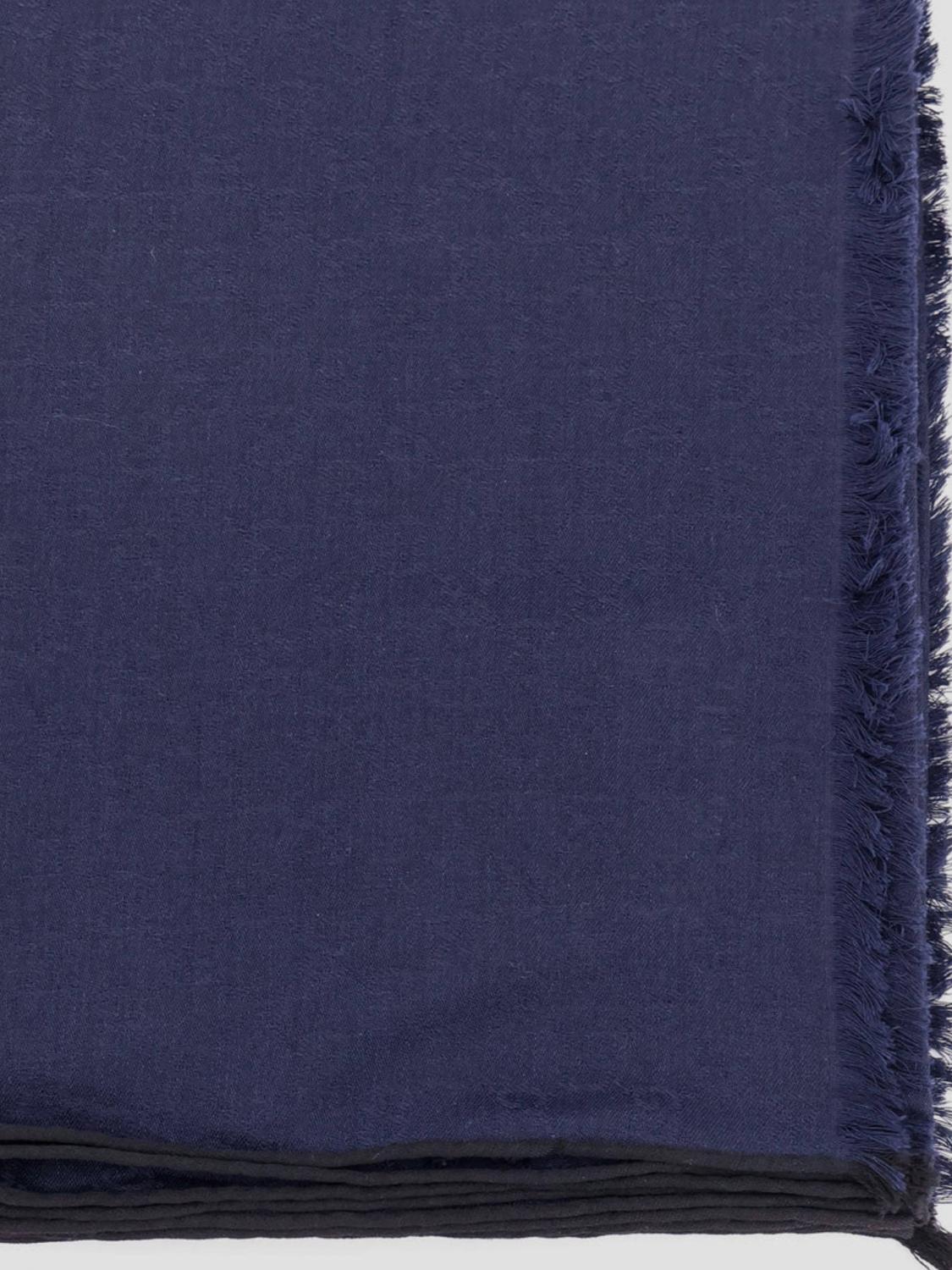 Gucci Men Gucci Solid Colour Cotton And Polyester Blend Scarf GUCCI