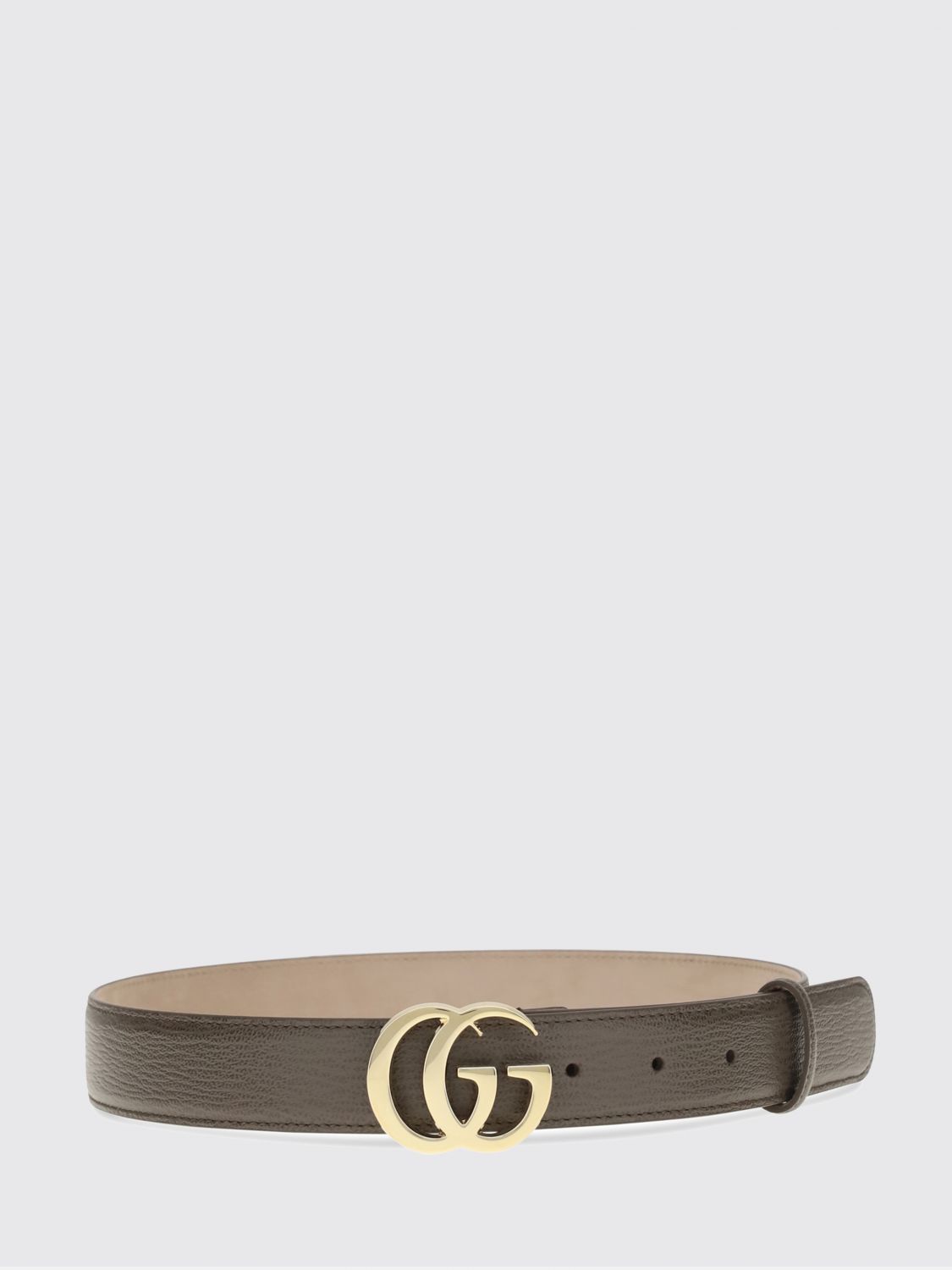Gucci Women Gucci Leather Belt With Jewelled Brass And Zirconia Buckle GUCCI
