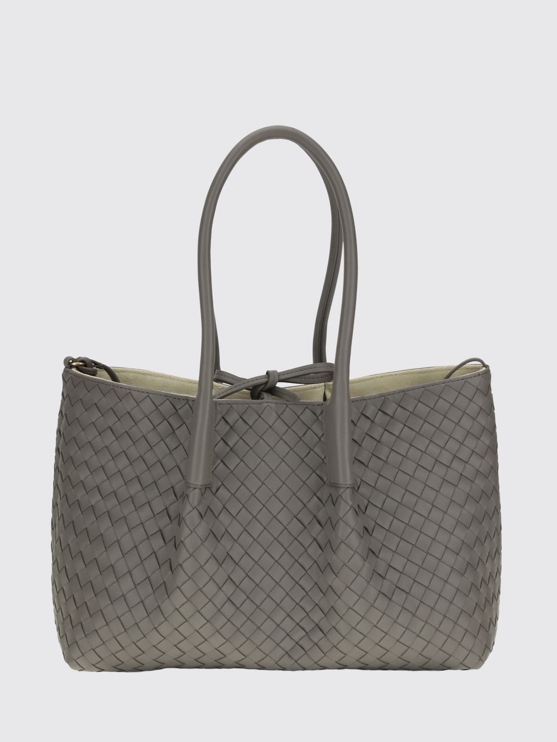 Bottega Veneta Women Bottega Veneta Pinacoteca Woven Calfskin Leather Shoulder Bag BOTTEGA VENETA