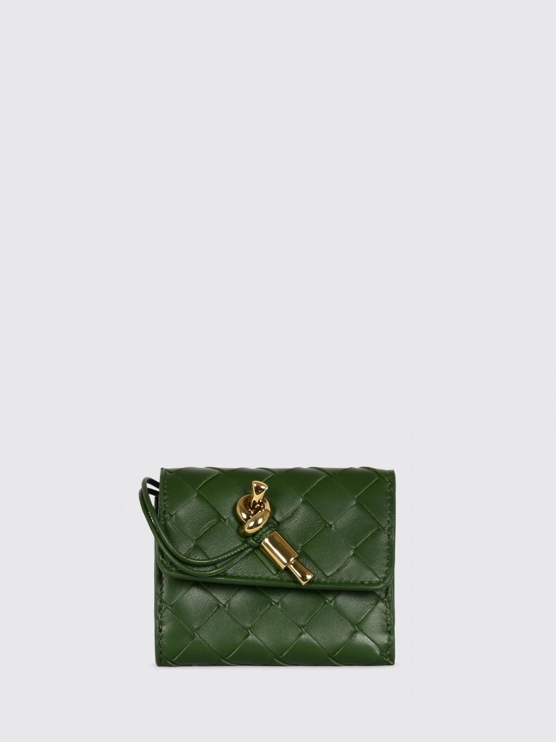 Bottega Veneta Wallet Woman Green BOTTEGA VENETA