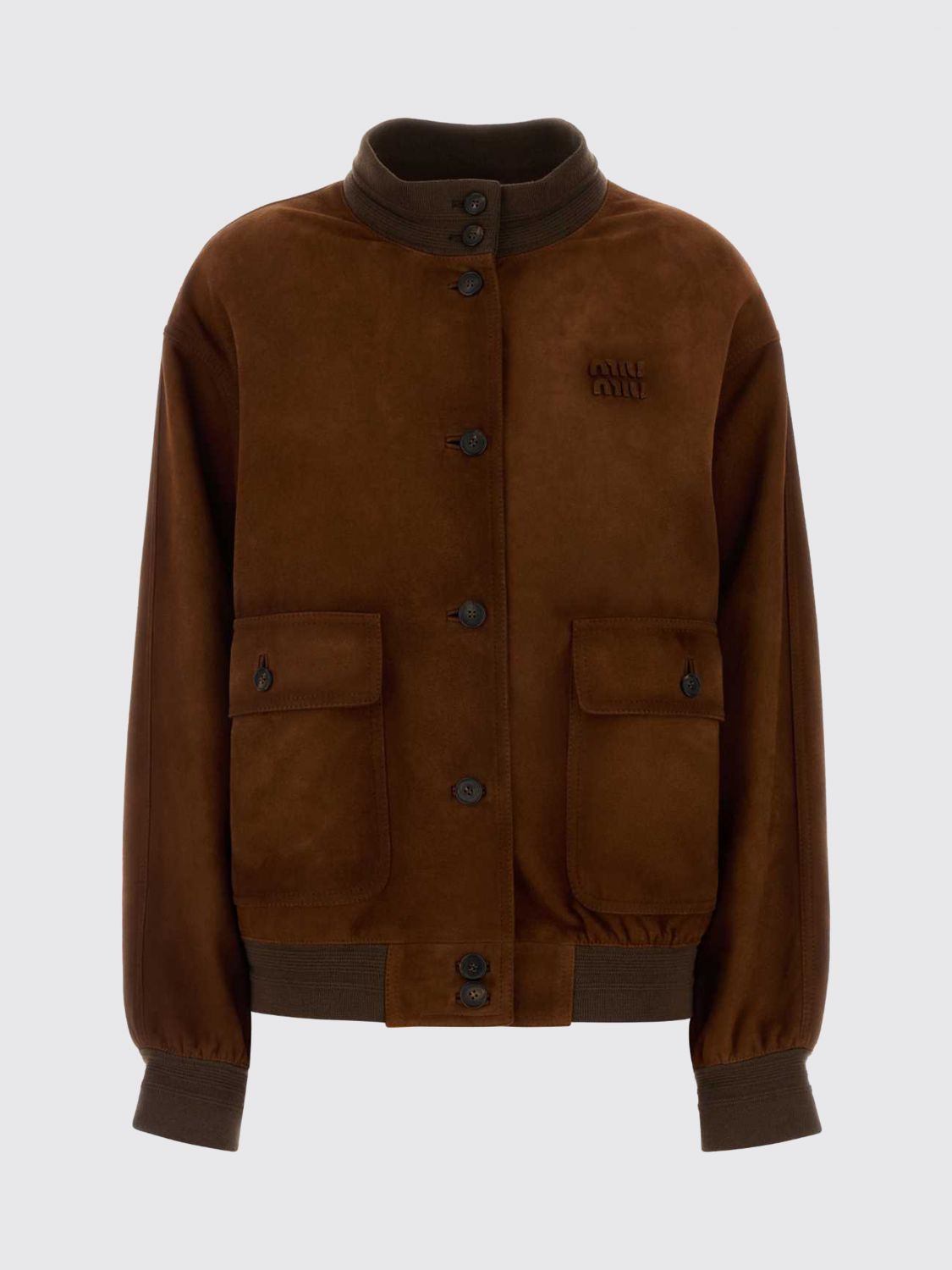 Miu Miu Jacket Woman Brown MIU MIU