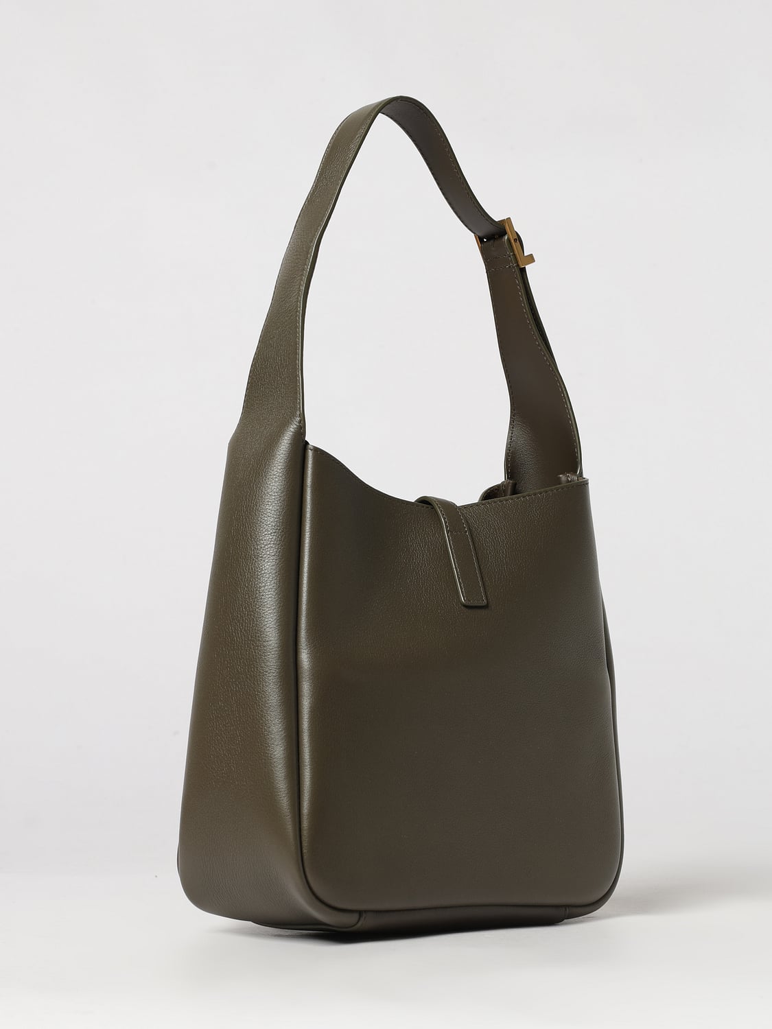 Saint Laurent Women Saint Laurent Le 5 I� 7 Ysl Logo Smooth Calfskin Mini Hobo Bag SAINT LAURENT