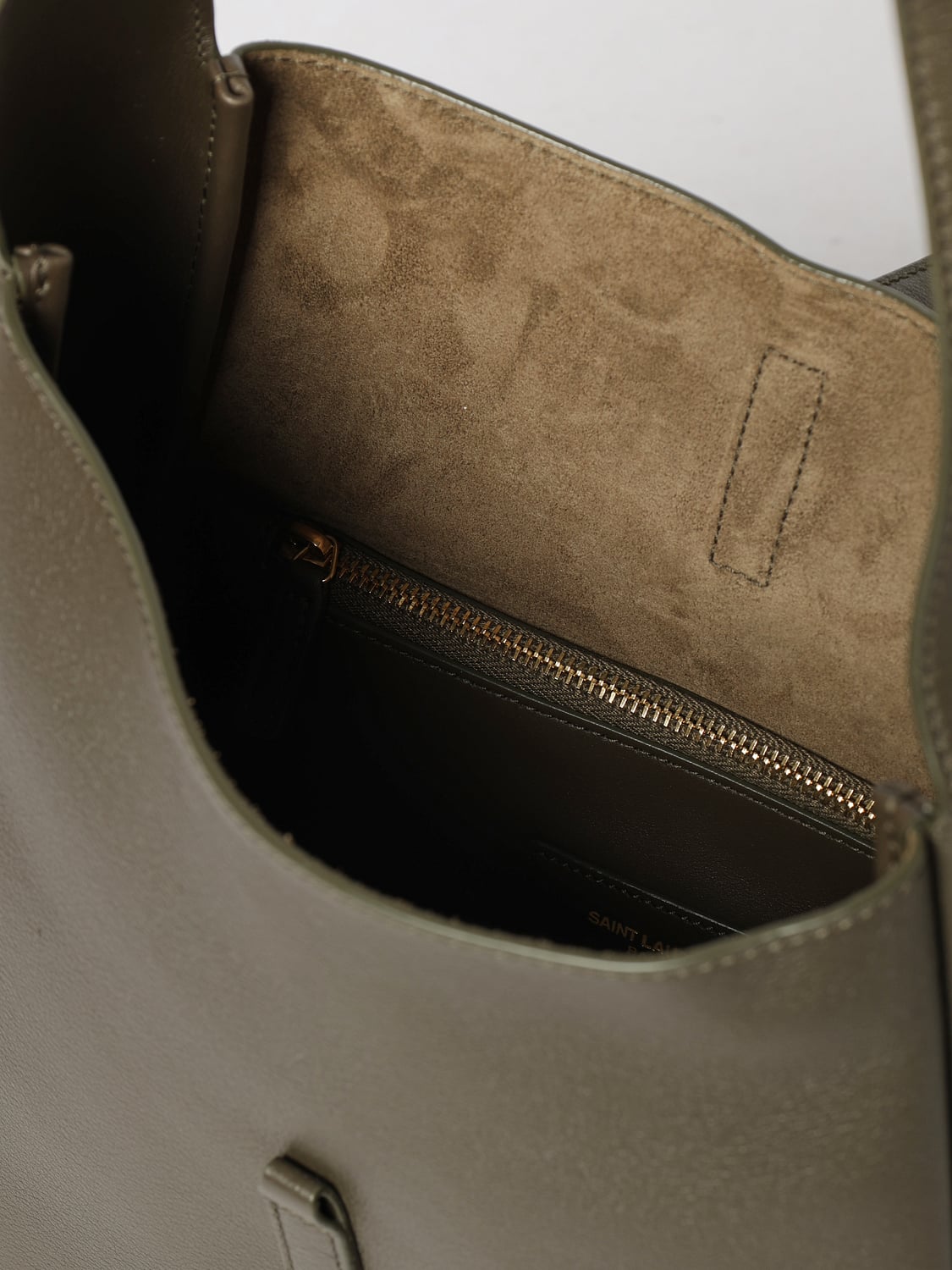 Saint Laurent Women Saint Laurent Le 5 I� 7 Ysl Logo Smooth Calfskin Mini Hobo Bag SAINT LAURENT