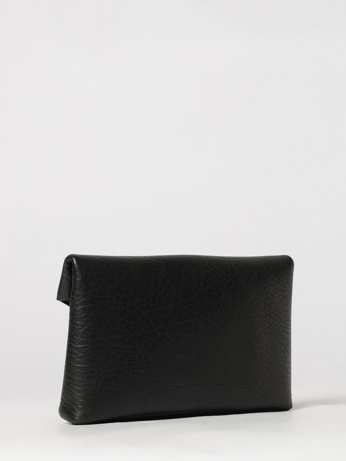 Saint Laurent Men Saint Laurent Envelope Lambskin Leather Document Holder With Ysl Monogram SAINT LAURENT
