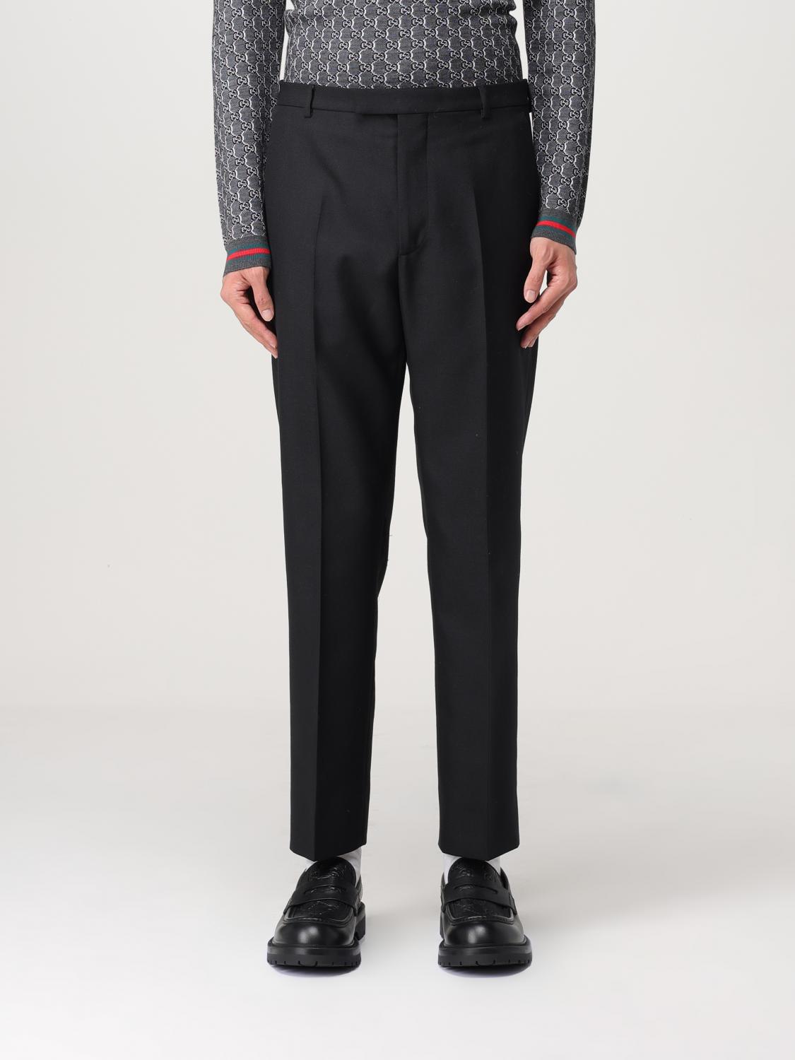 Gucci Pants Men Black GUCCI