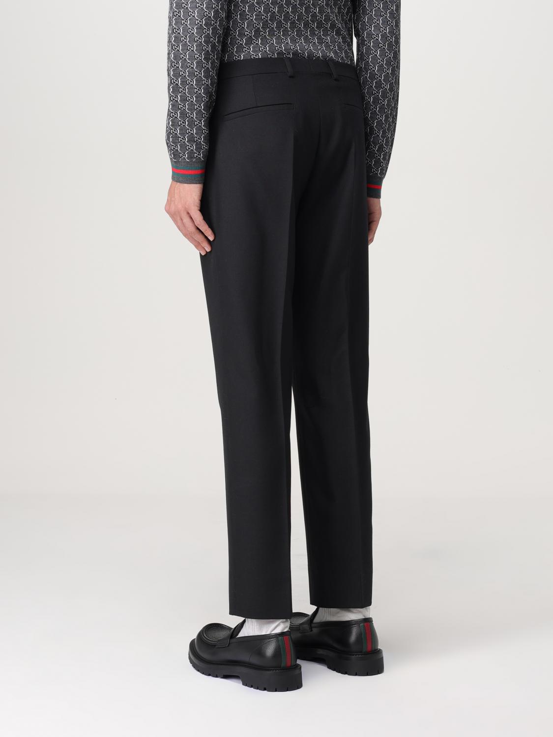 Gucci Pants Men Black GUCCI