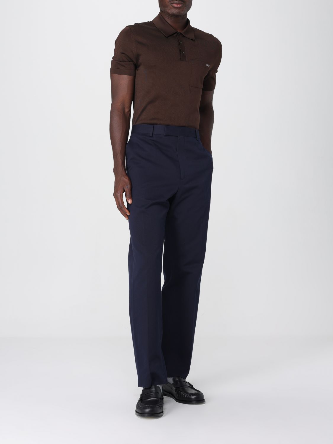 Gucci Pants Men Blue GUCCI