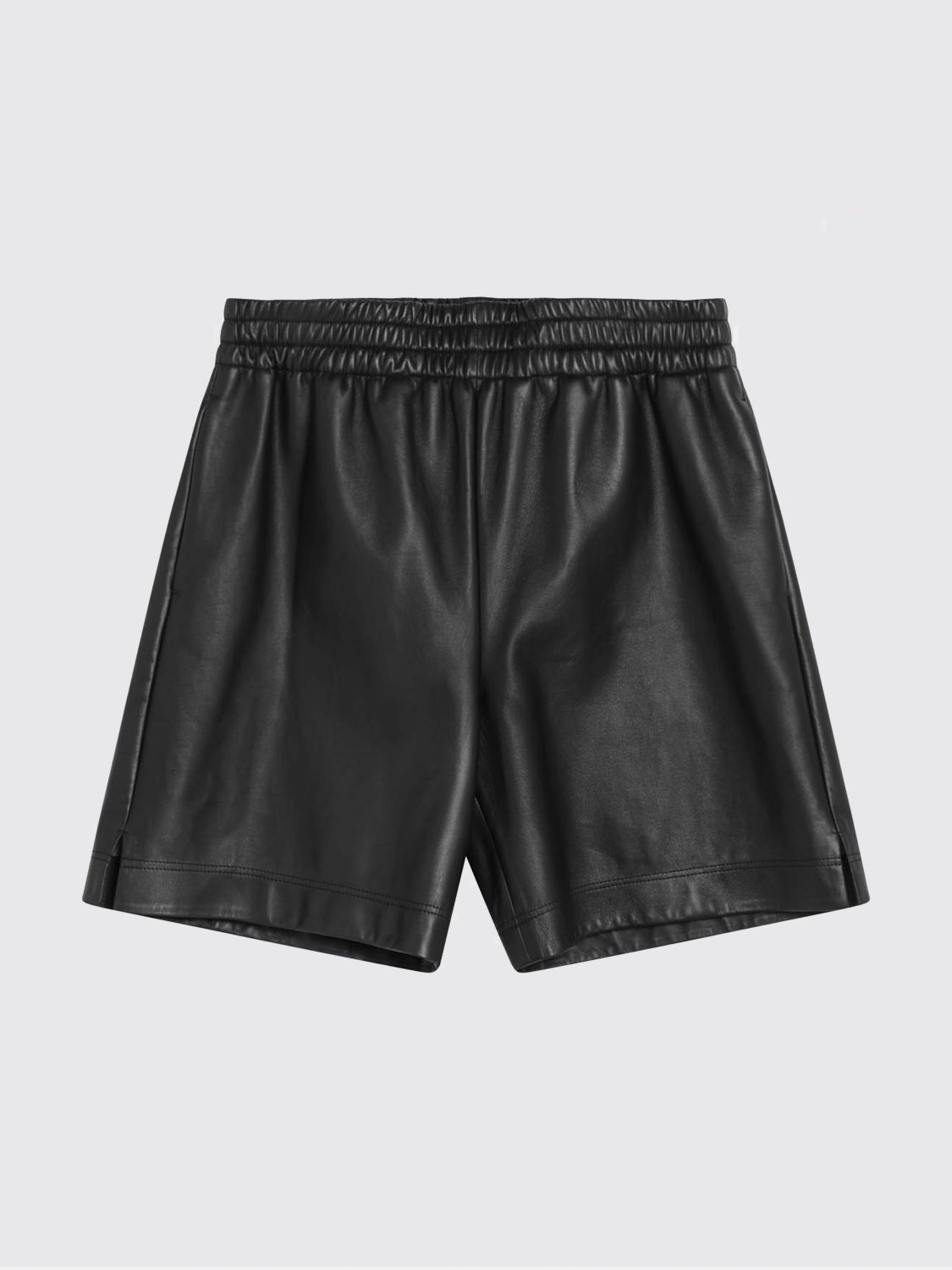 Gucci Lambskin Leather Shorts With Elasticated Drawstring Waist GUCCI