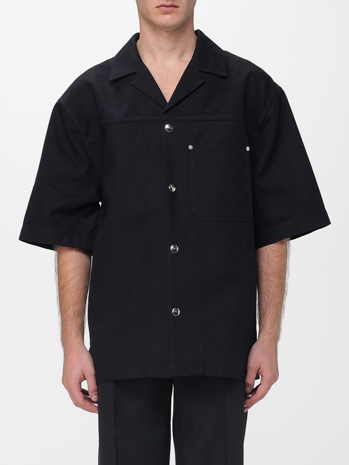Gucci Shirt Men Black GUCCI
