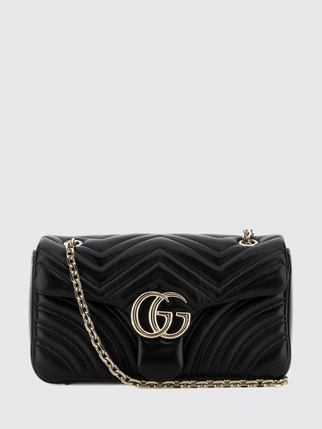 Gucci Women Gg Marmont Shoulder Bag Gucci In Matelasse Leather With Chain Strap GUCCI